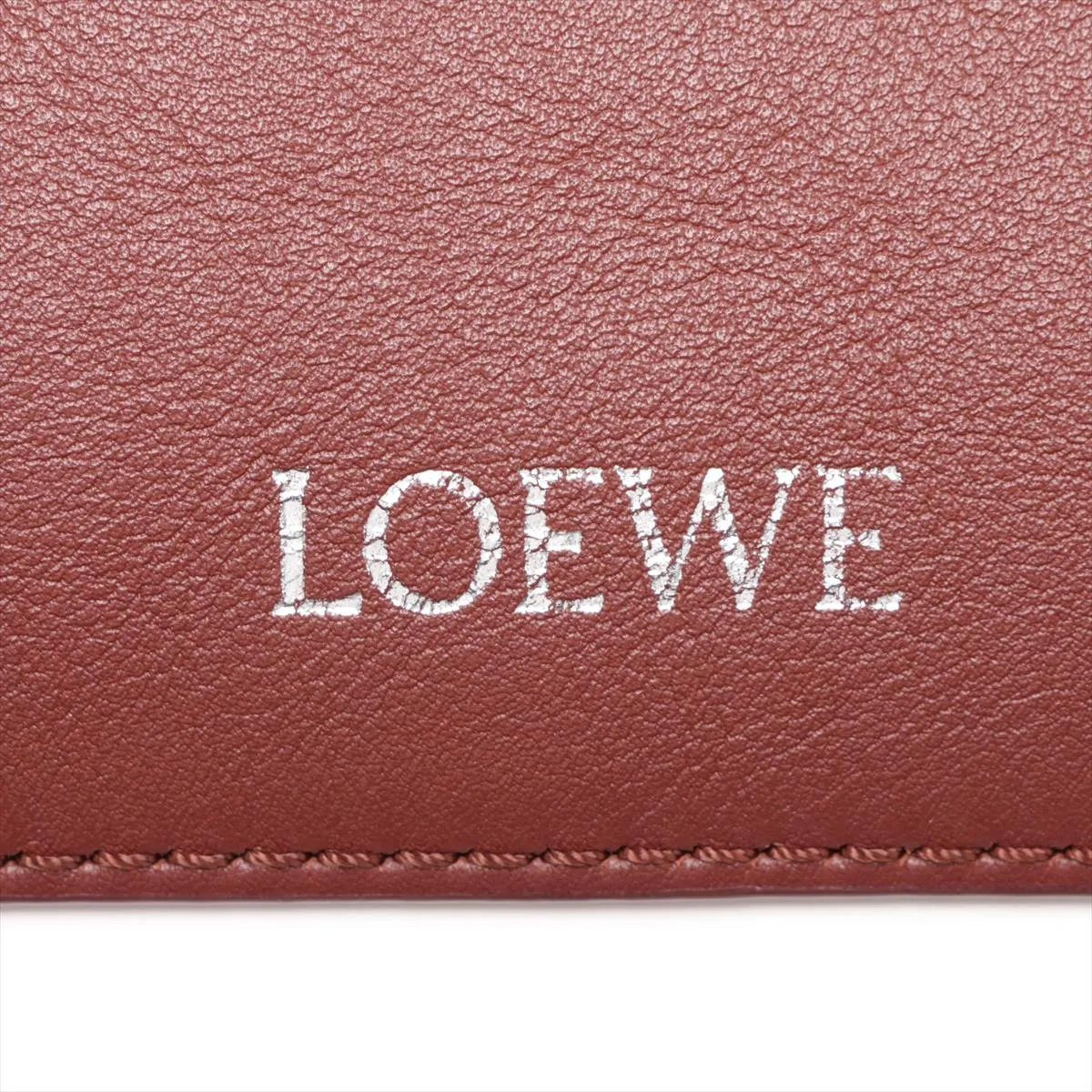 Flamenco Satchel Leather Shoulder Bag Brown — view 8