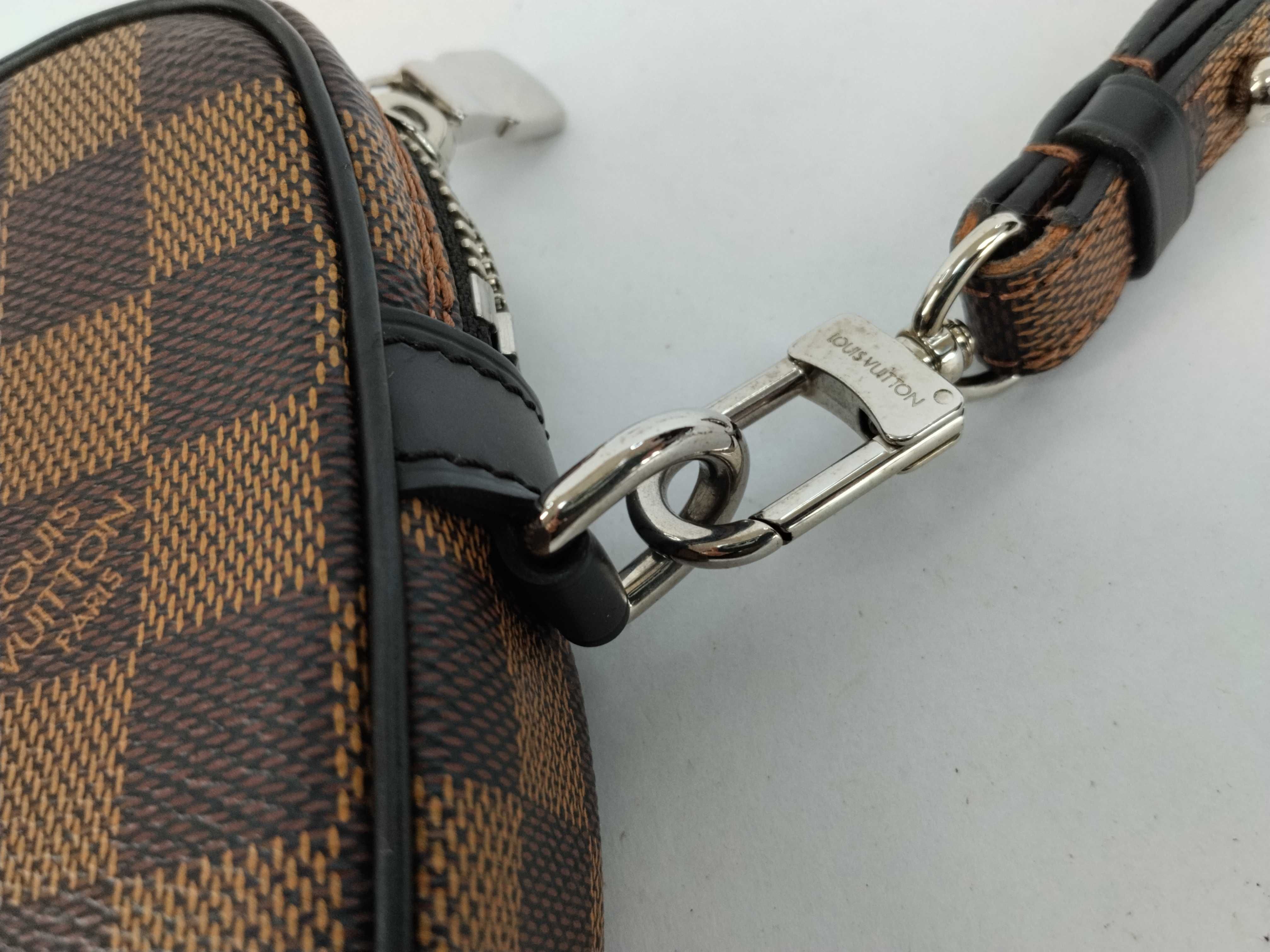 Damier Louis Vuitton Pochette Volga Chapman N63350 Damier Savannah RI3196 Second Bag — view 7
