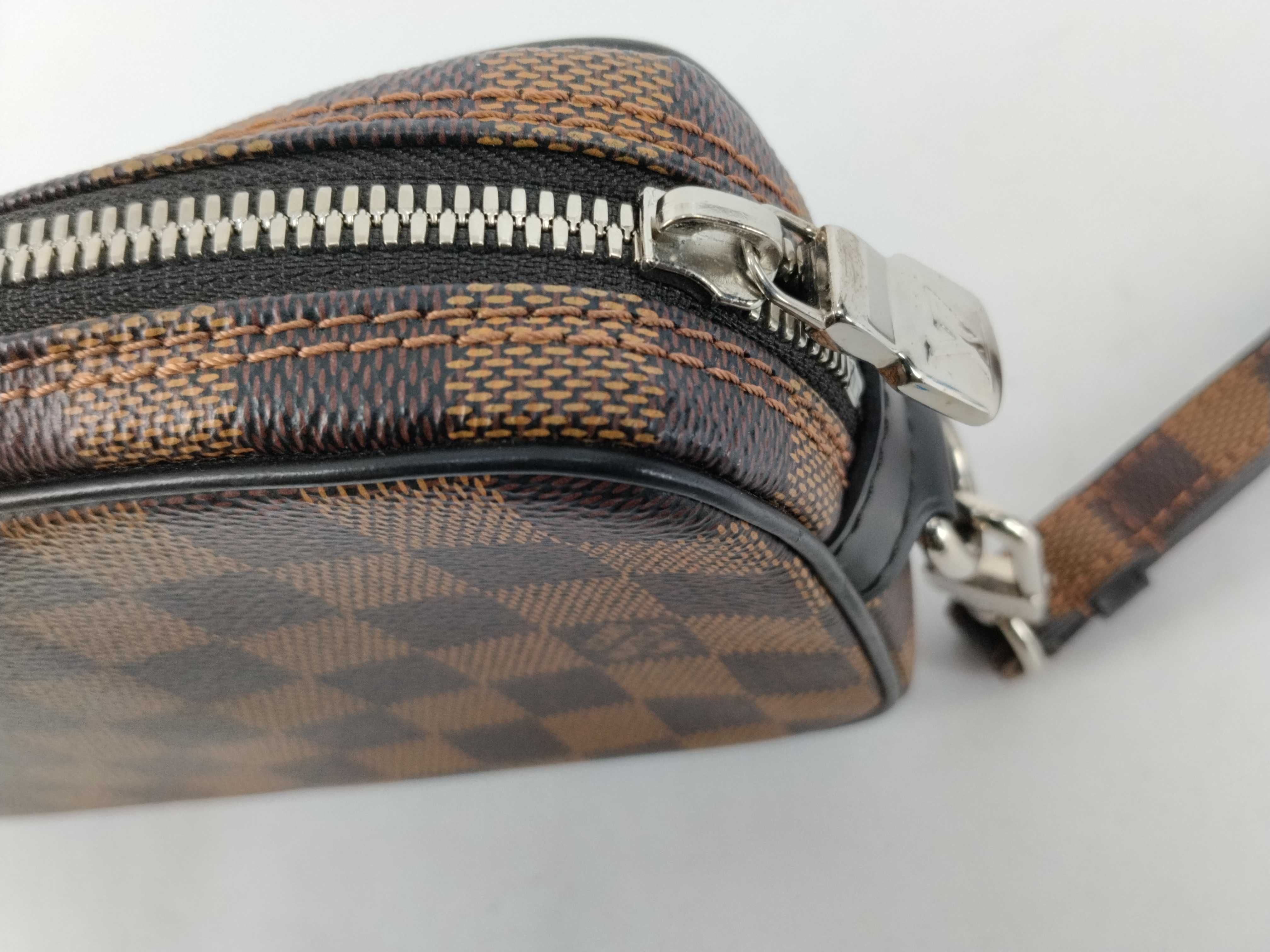 Damier Louis Vuitton Pochette Volga Chapman N63350 Damier Savannah RI3196 Second Bag — view 8