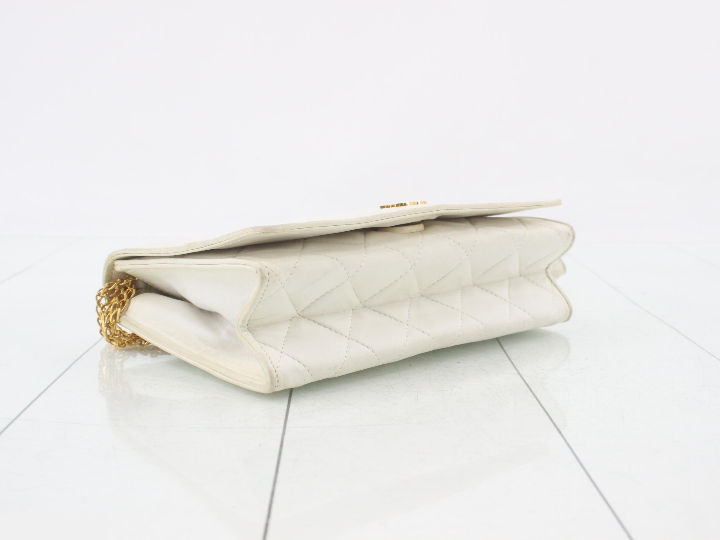 Lambskin Chain Shoulder Bag — view 5