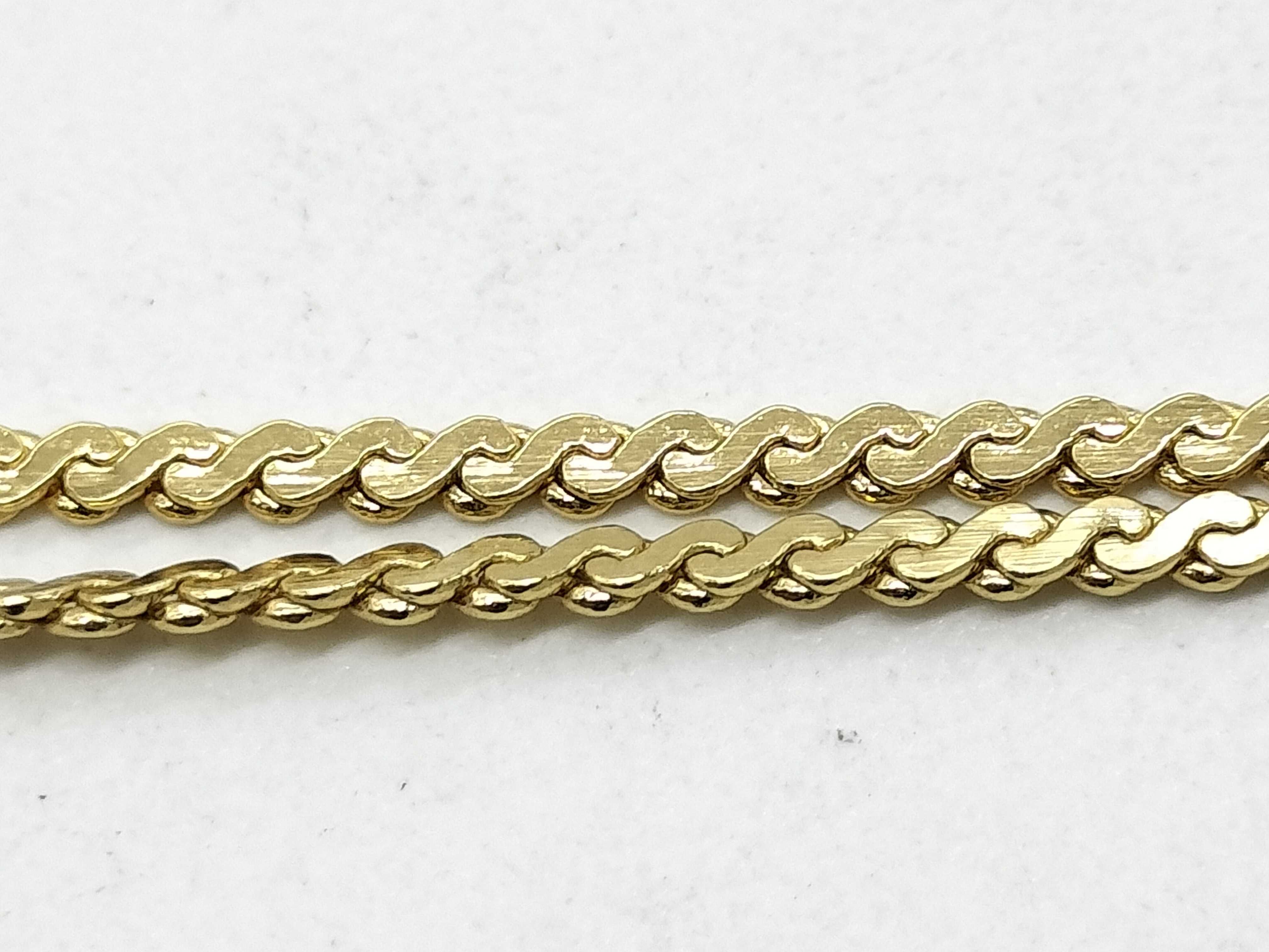 CD logo gold plated necklace — view 8