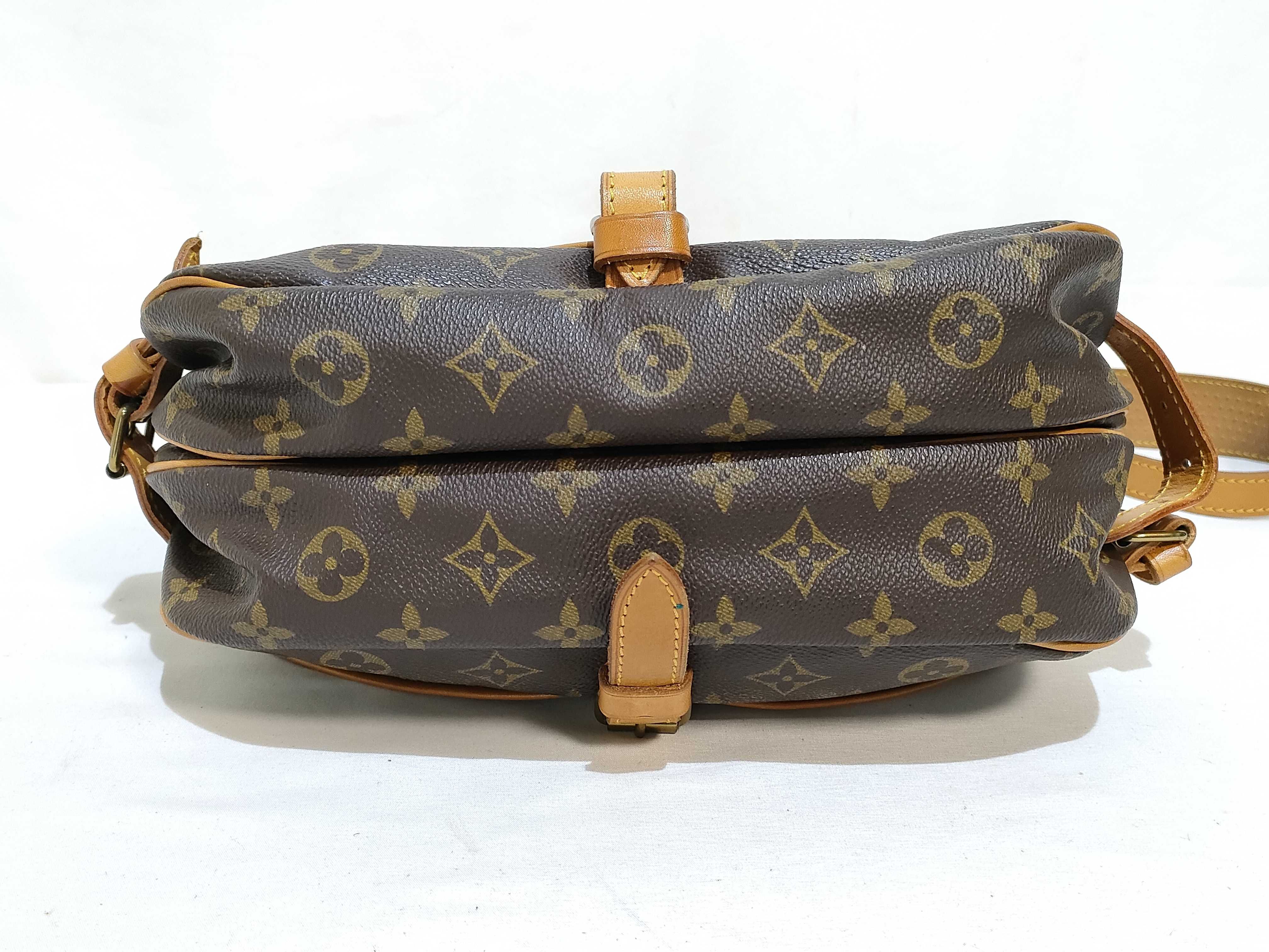 Monogram LV Saumur Shoulder Bag — view 7