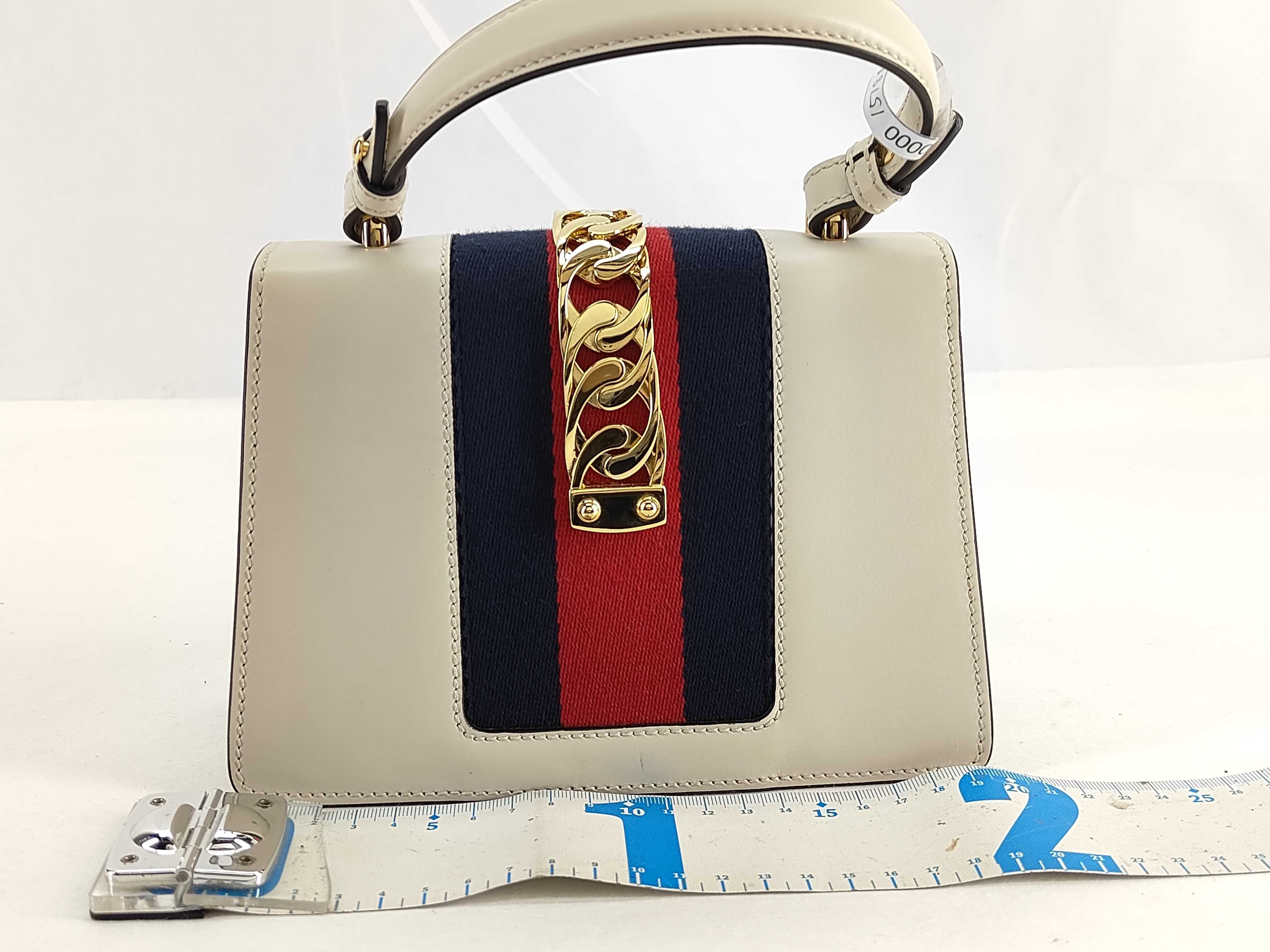 PH- Sylvie White Leather Shoulder Bag (Handbag) — view 2