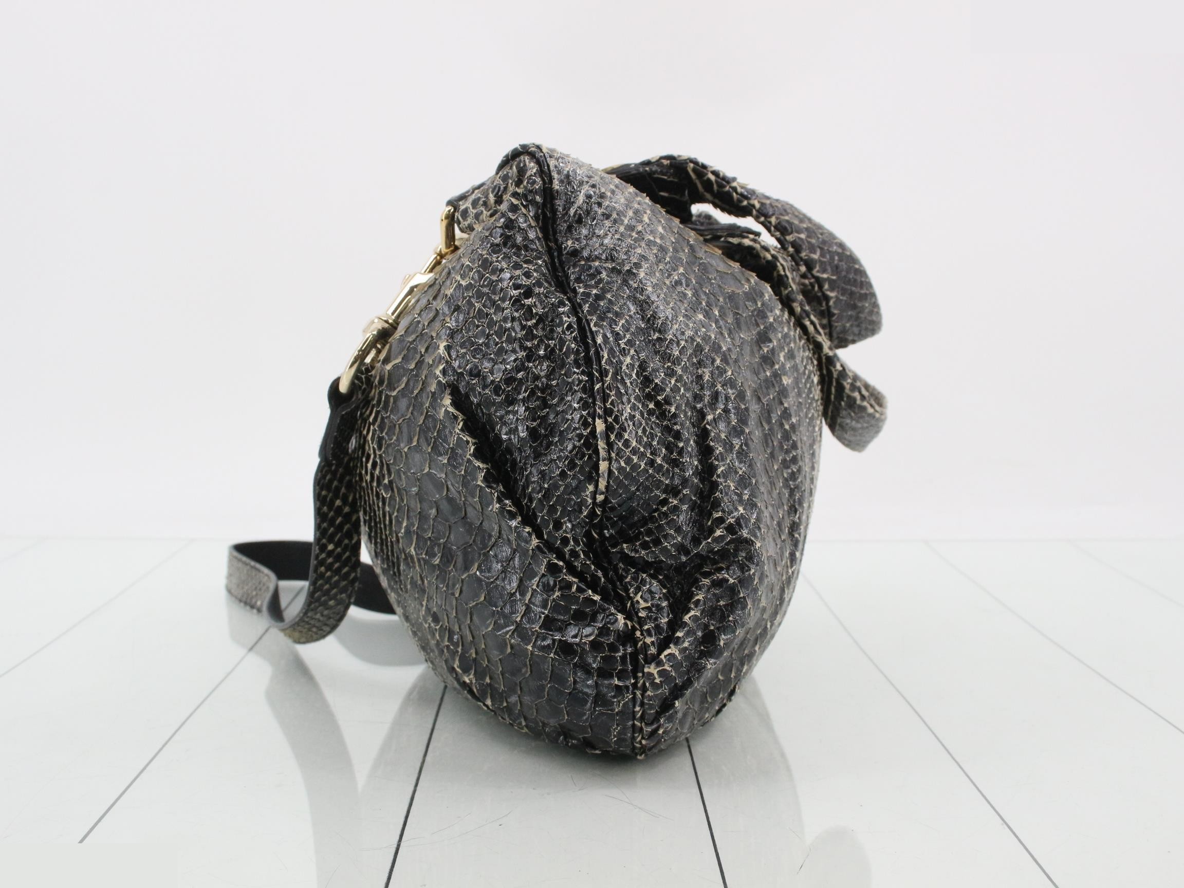 2-way python handbag — view 3