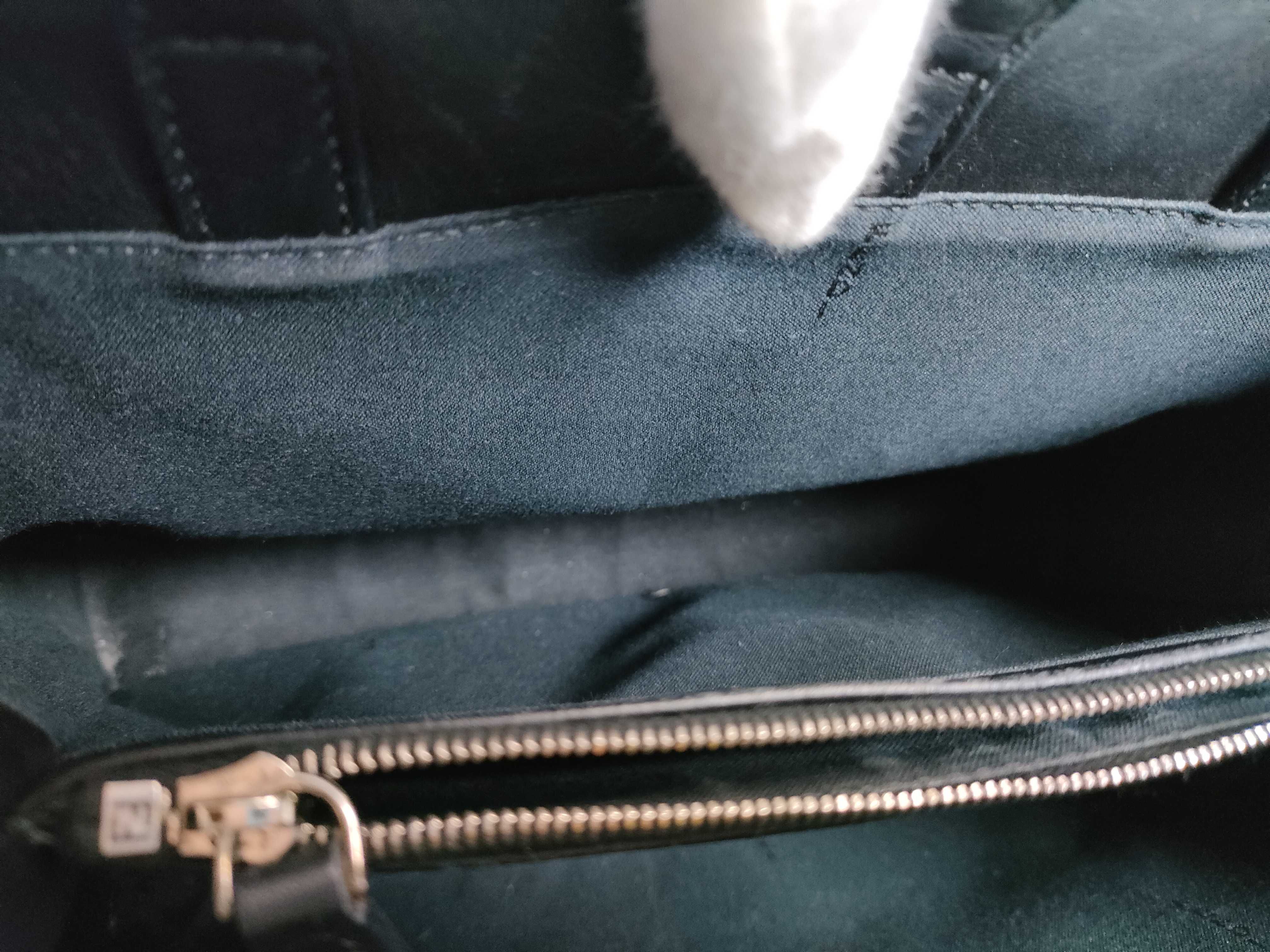 Petite 2Jours Denim & Leather 2-Way Handbag 8BH253 — view 8