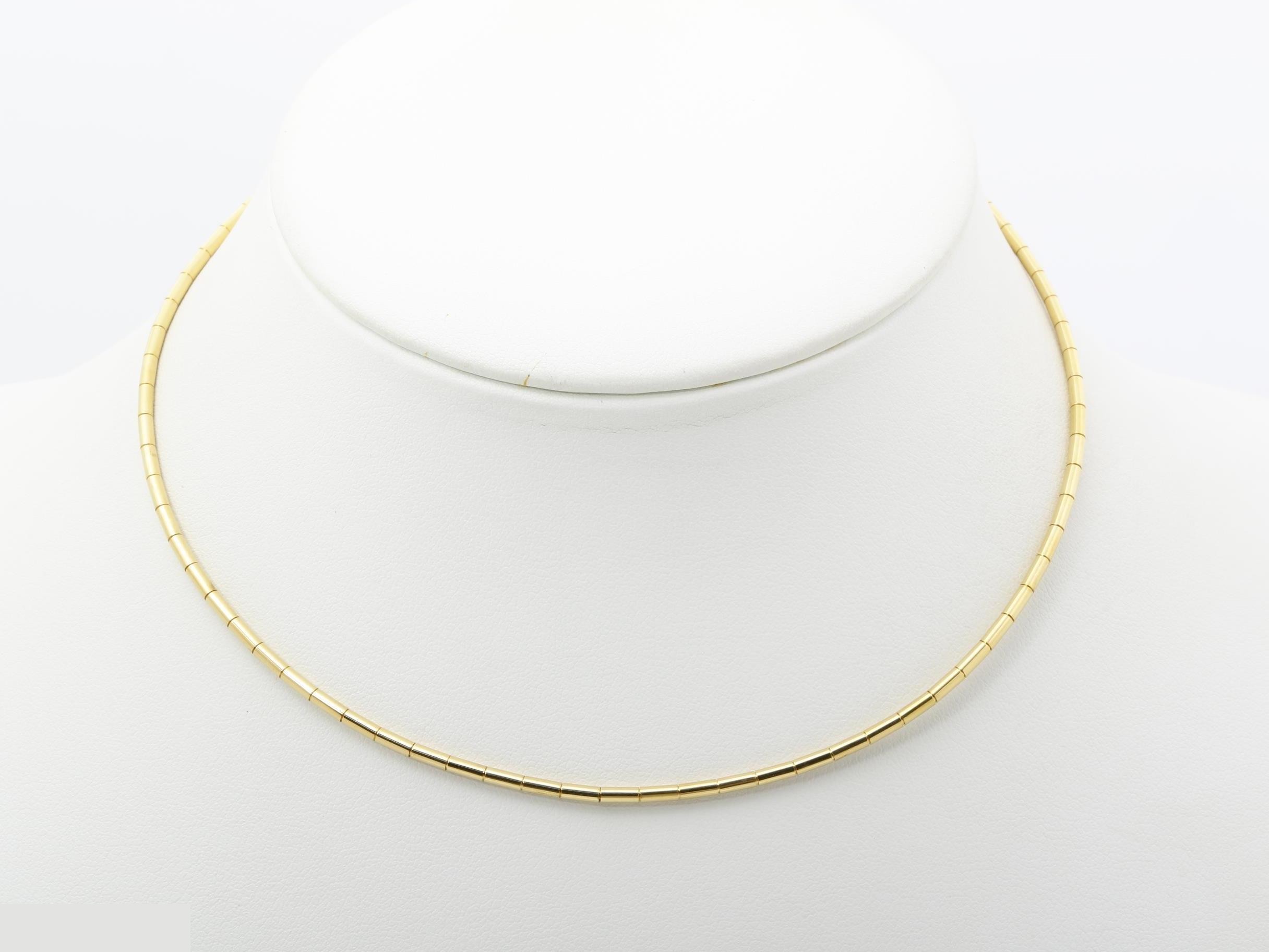 Omega chain necklace - 36cm / 13.5g - 750YG — view 6