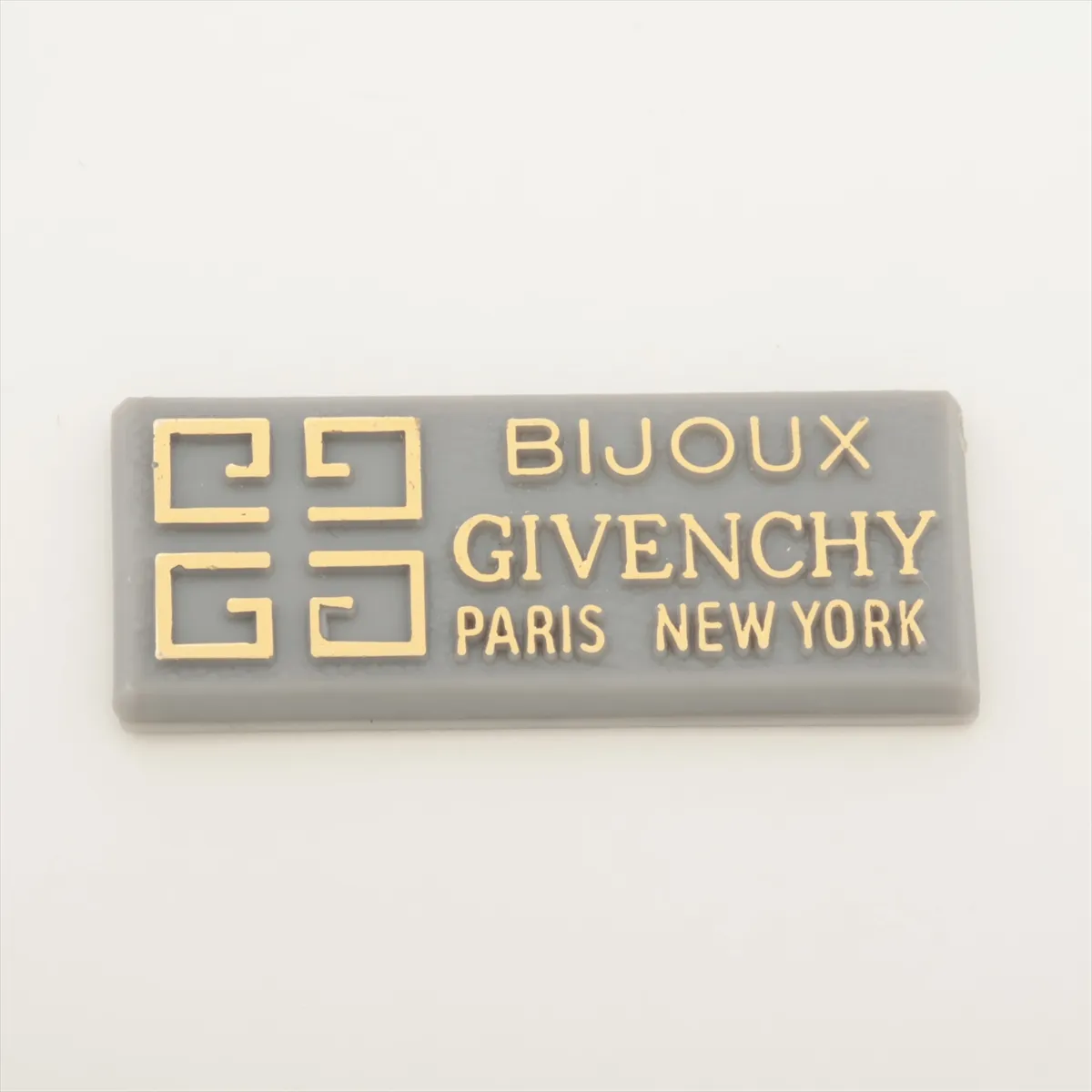 G logo necklace, GP x rhinestone, gold. Shows signs of wear, — view 6