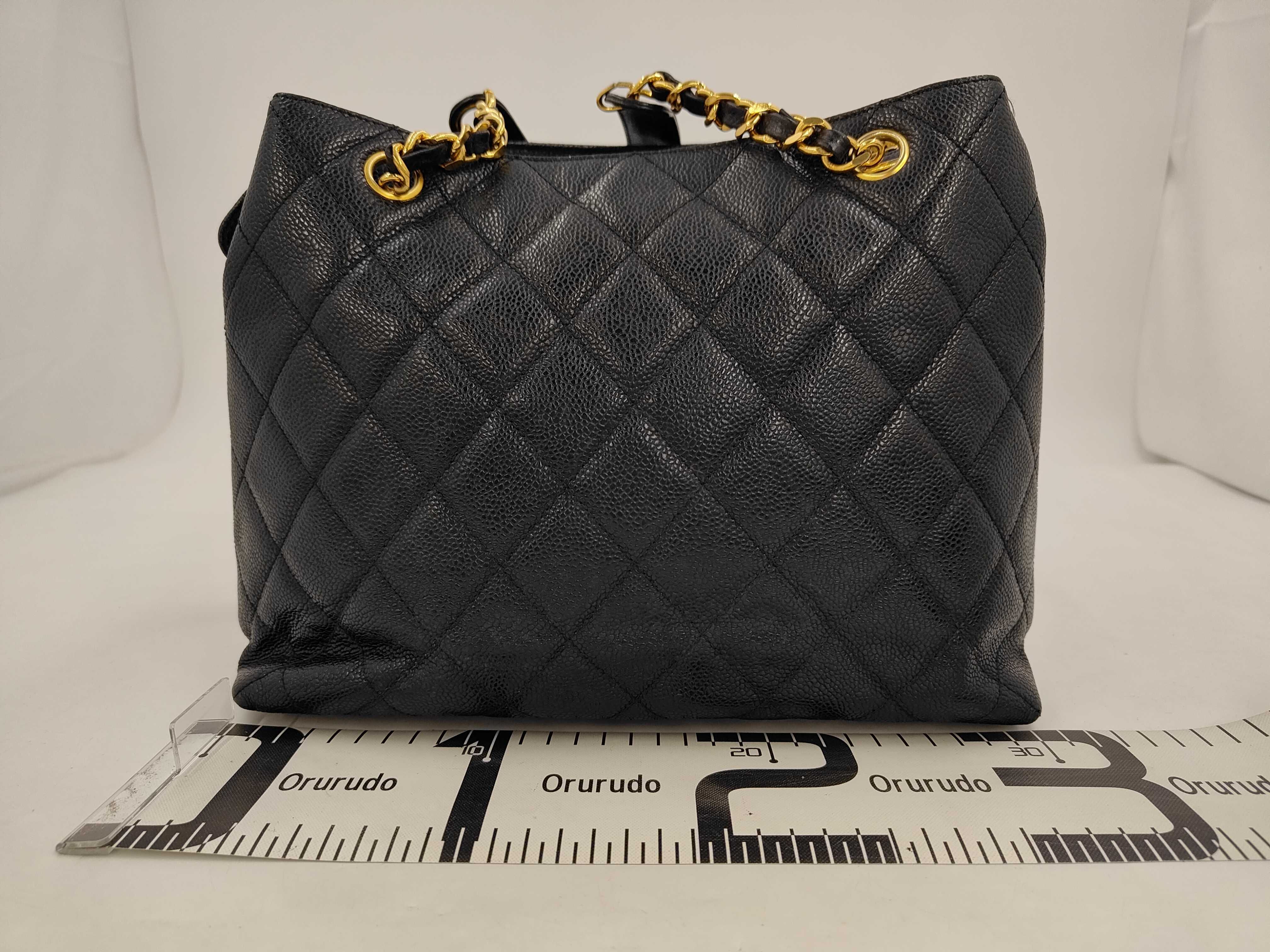 Caviar Skin Matelassé Turnlock Chain Shoulder Bag — view 2