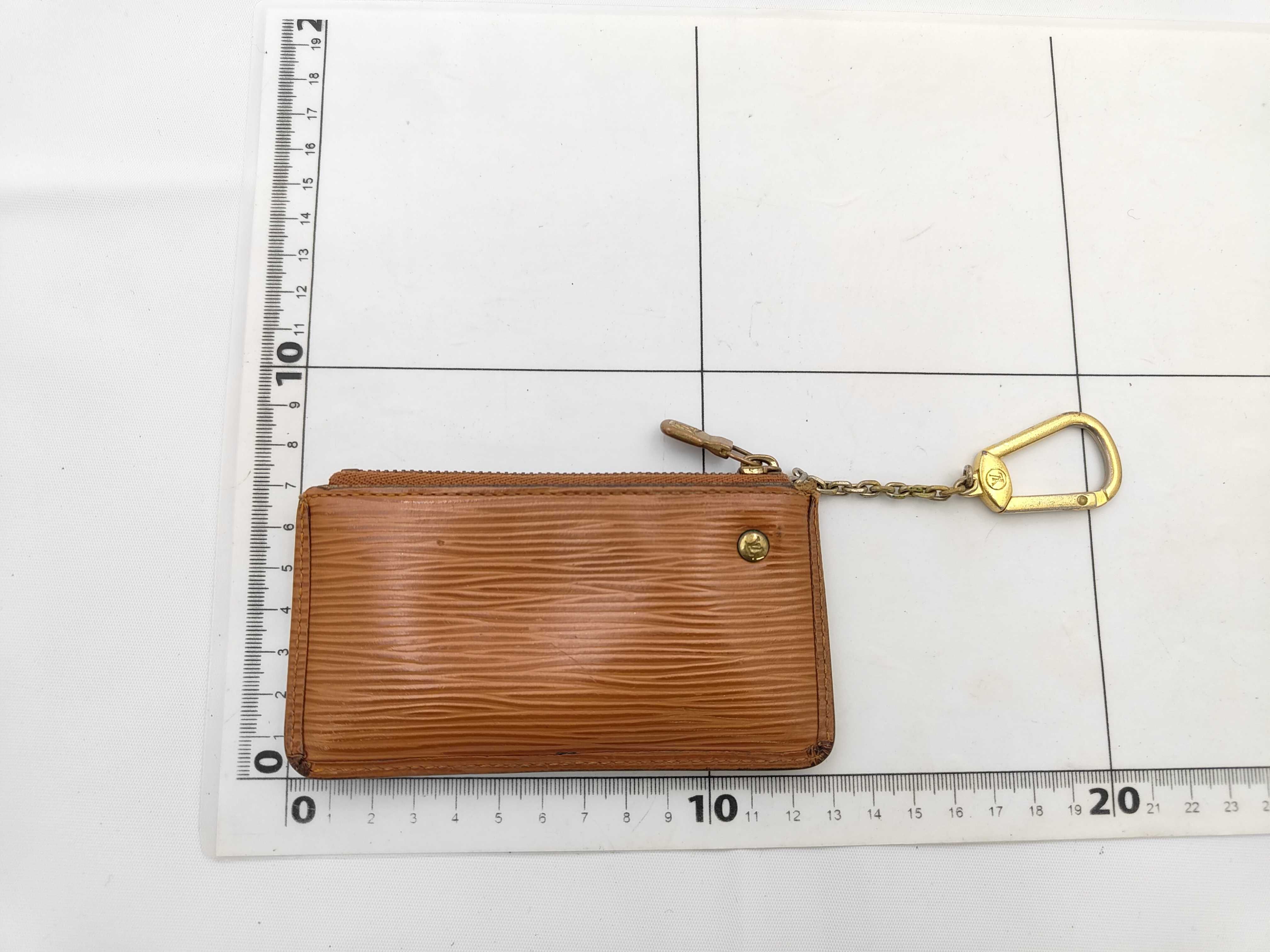 Epi Leather Pochette Clé Brown CA0040 Coin Case — view 2
