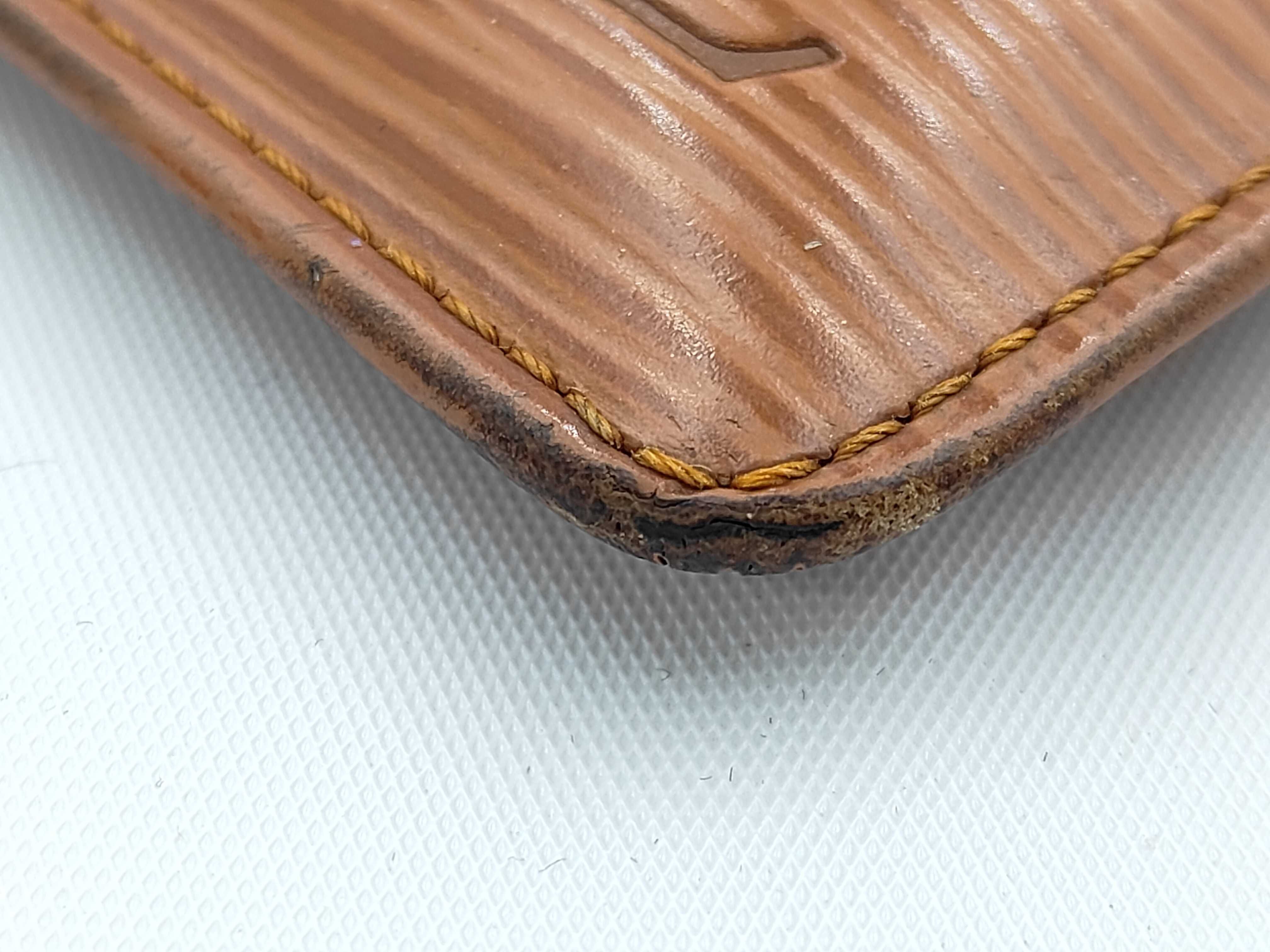 Epi Leather Pochette Clé Brown CA0040 Coin Case — view 3