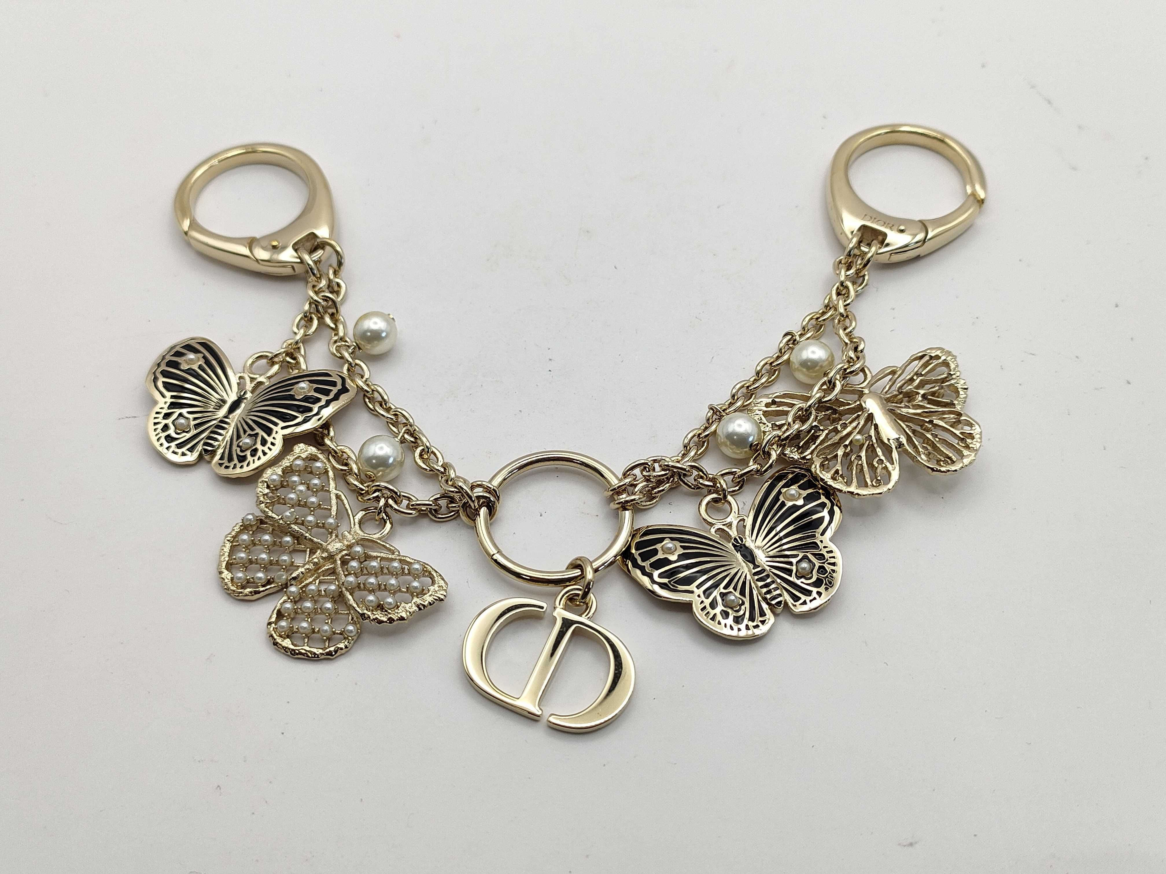 Butterfly Resin Pearl Charm