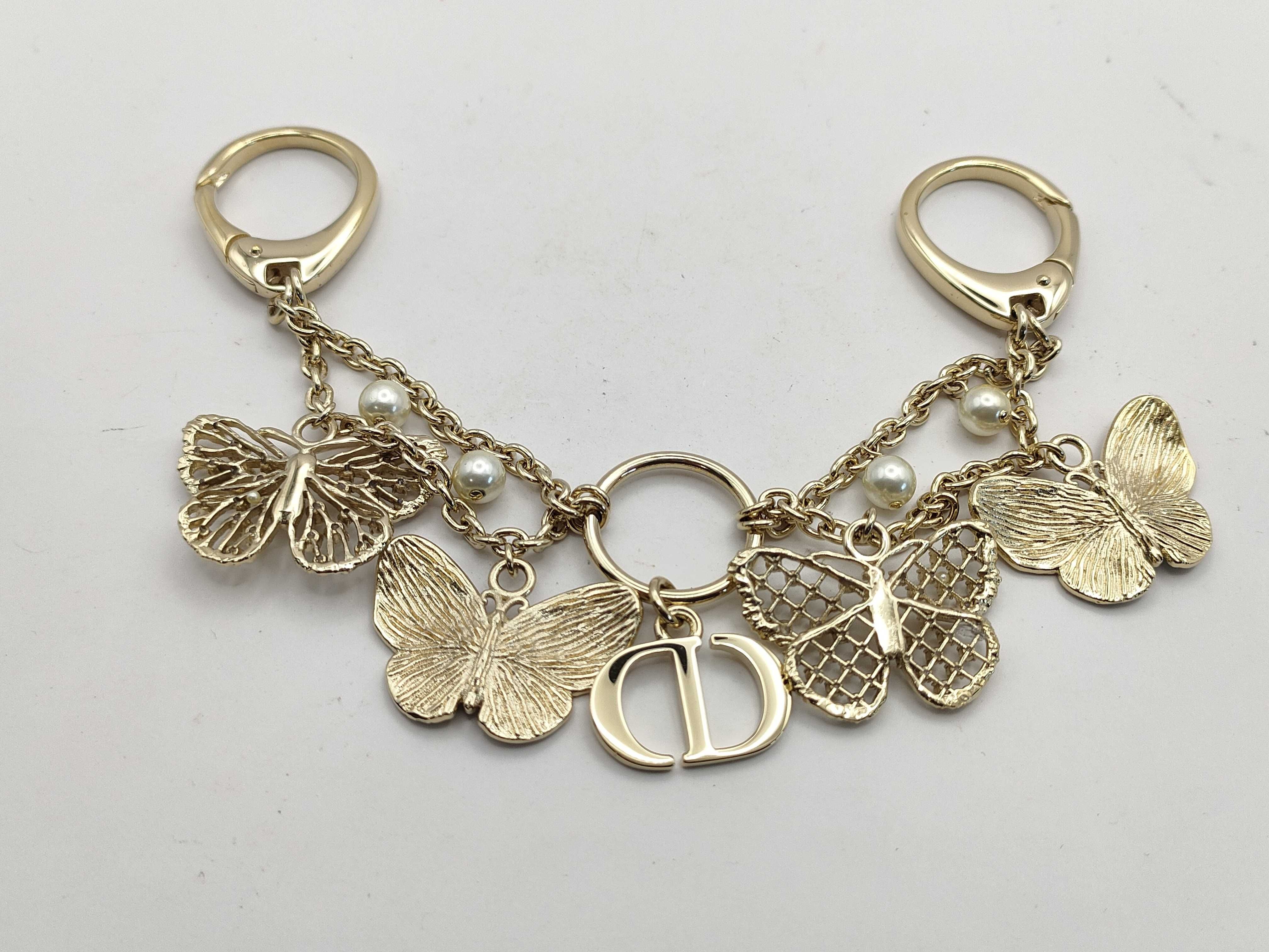 Butterfly Resin Pearl Charm — view 2