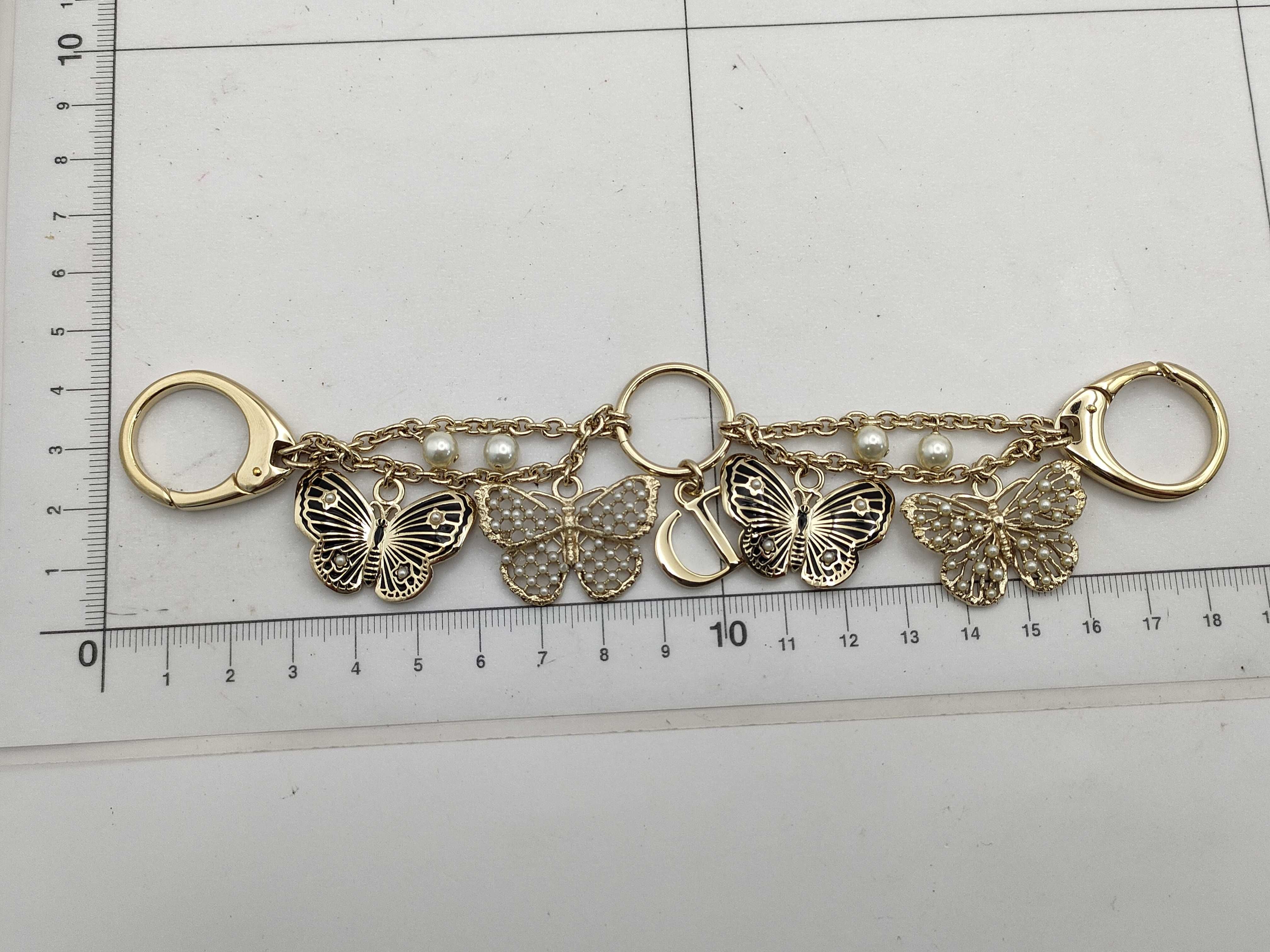 Butterfly Resin Pearl Charm — view 15