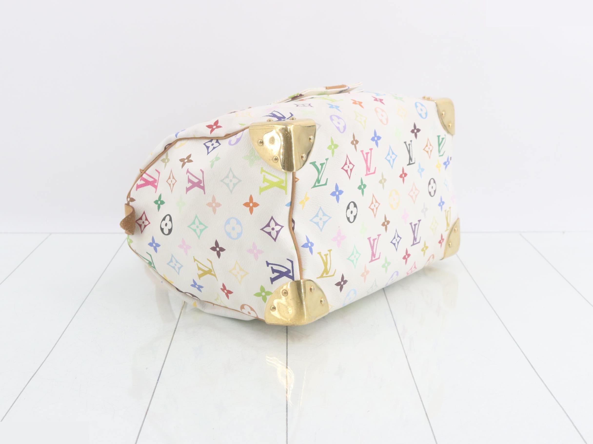 Monogram Multicolor Speedy 30 Blanc Handbag — view 5