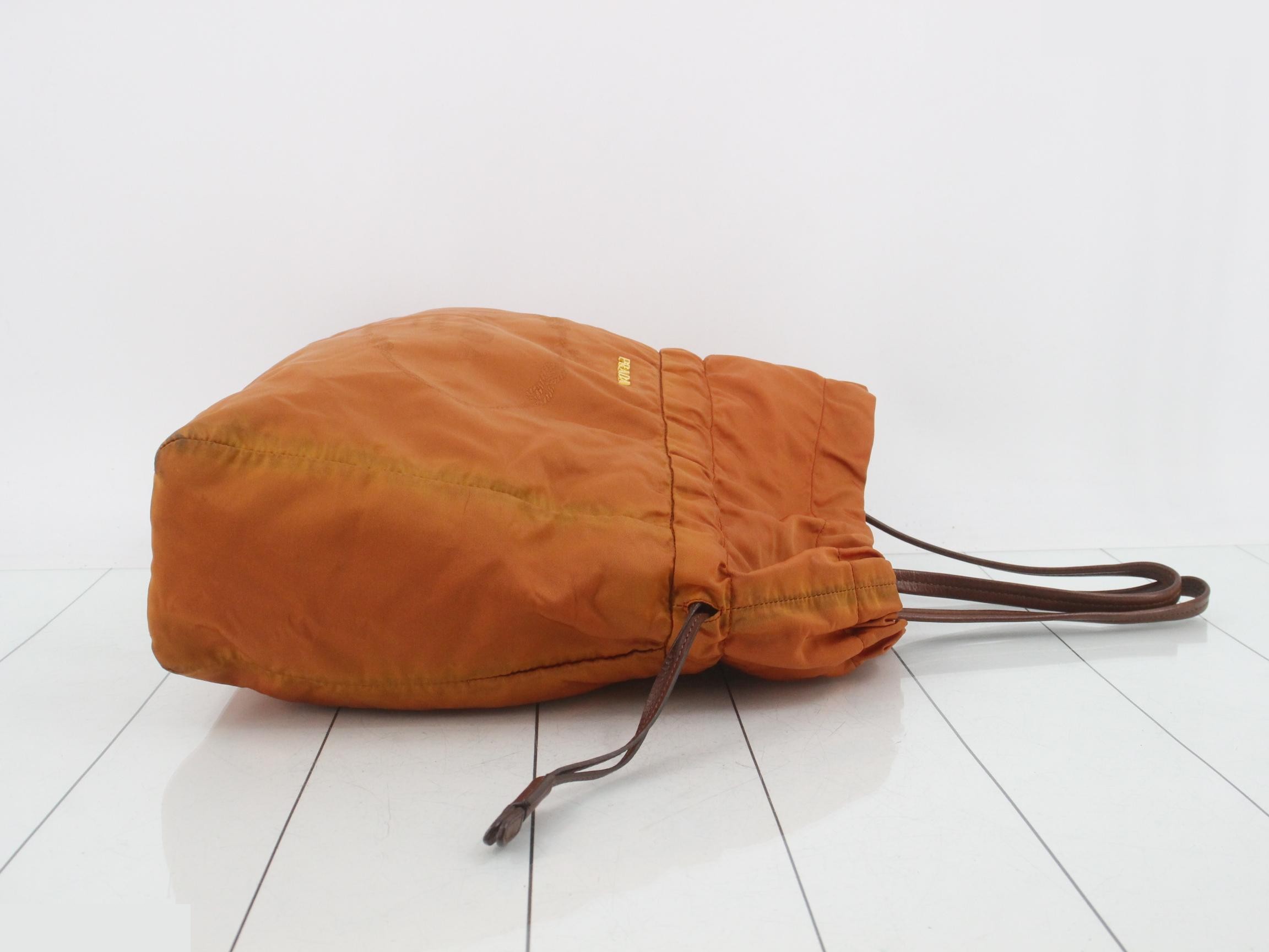 shoulder bag, logo jacquard, orange — view 3