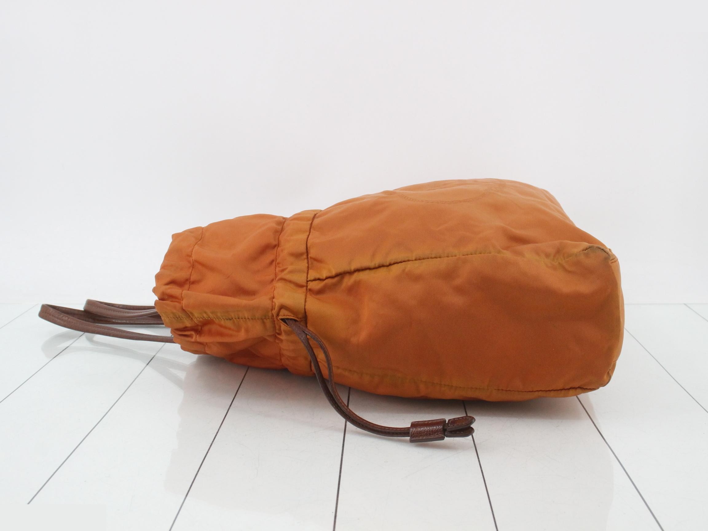 shoulder bag, logo jacquard, orange — view 4