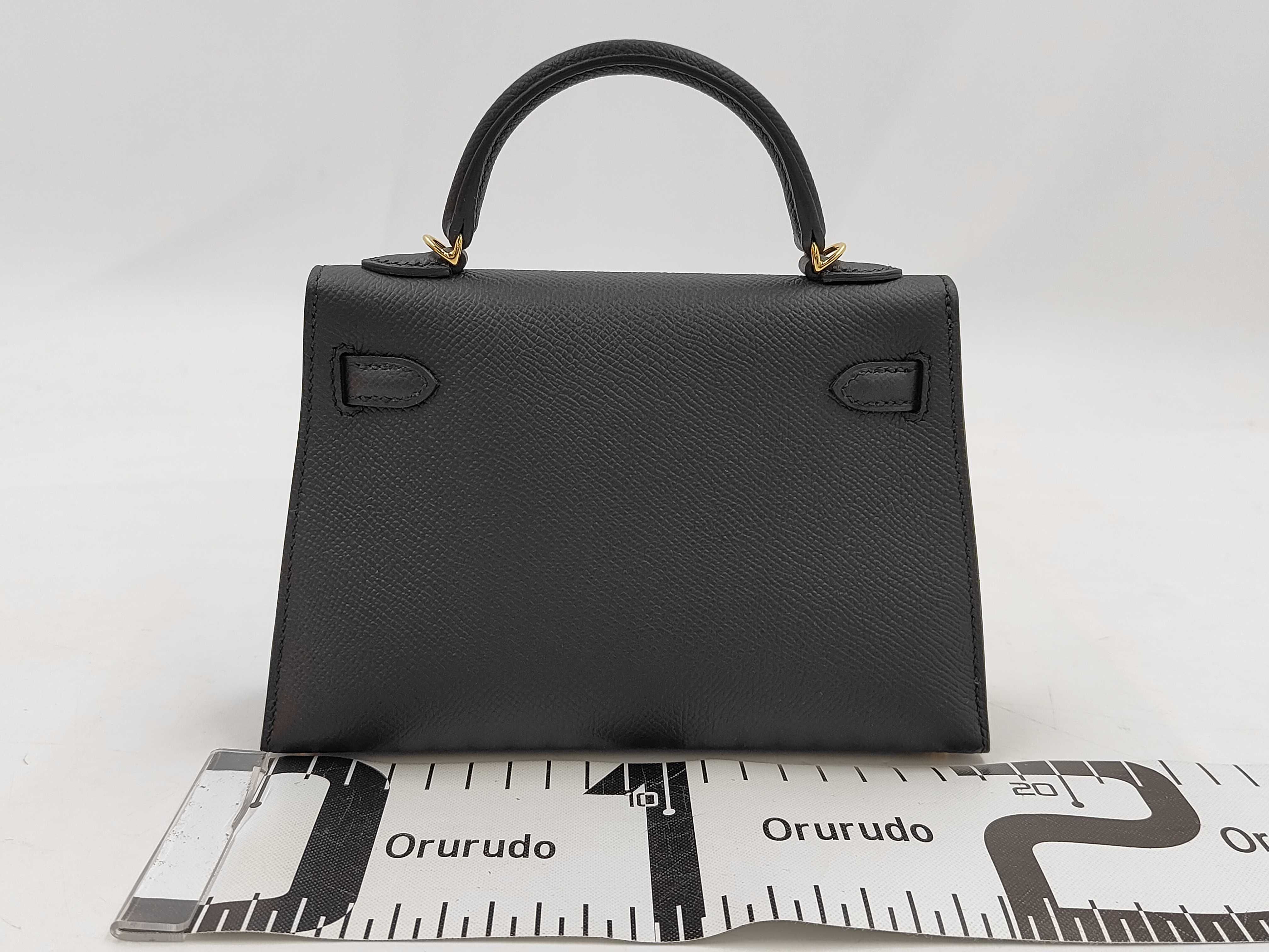 Mini Kelly Bag KELLY MINI G STAMP GHW VEAU EPSOM 89 Handbag — view 2