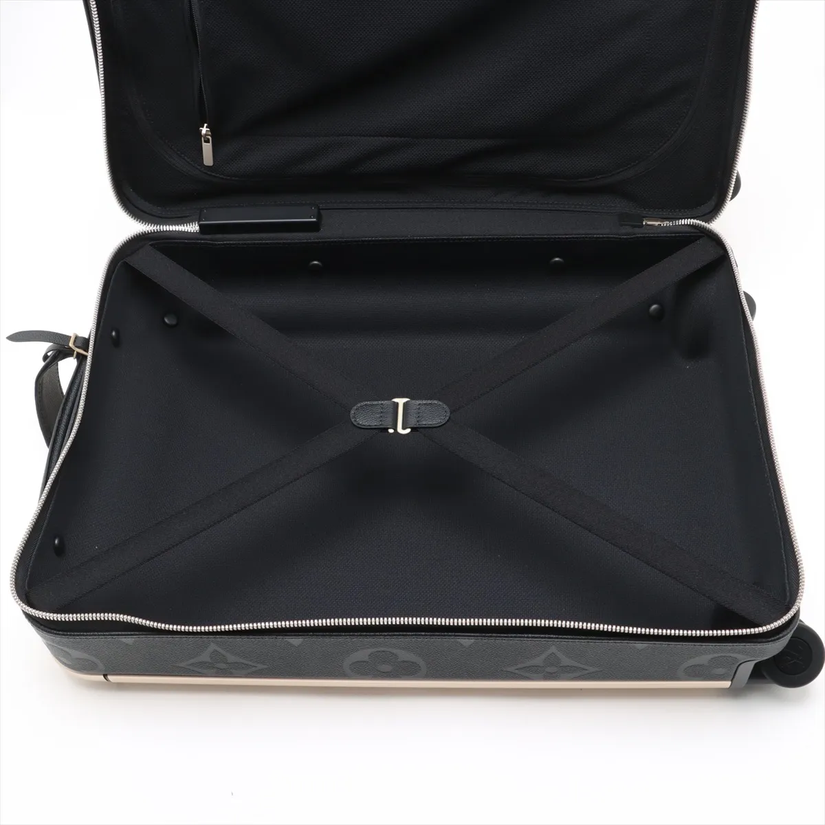 [Individually wrapped] Louis Vuitton Monogram Empreinte Horizon 55 M46115 Serial unknown Black PIN number 000 — view 6