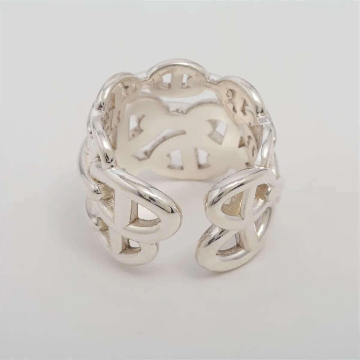Chaine d'Ancre Enchainee GM 2023 Ring, Size 58, 925 Sterling Silver, 15.6g, — view 2