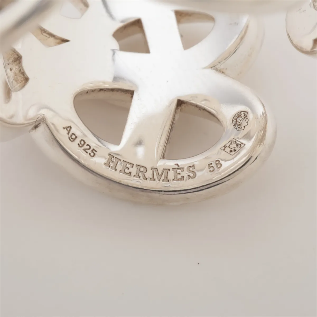 Chaine d'Ancre Enchainee GM 2023 Ring, Size 58, 925 Sterling Silver, 15.6g, — view 3