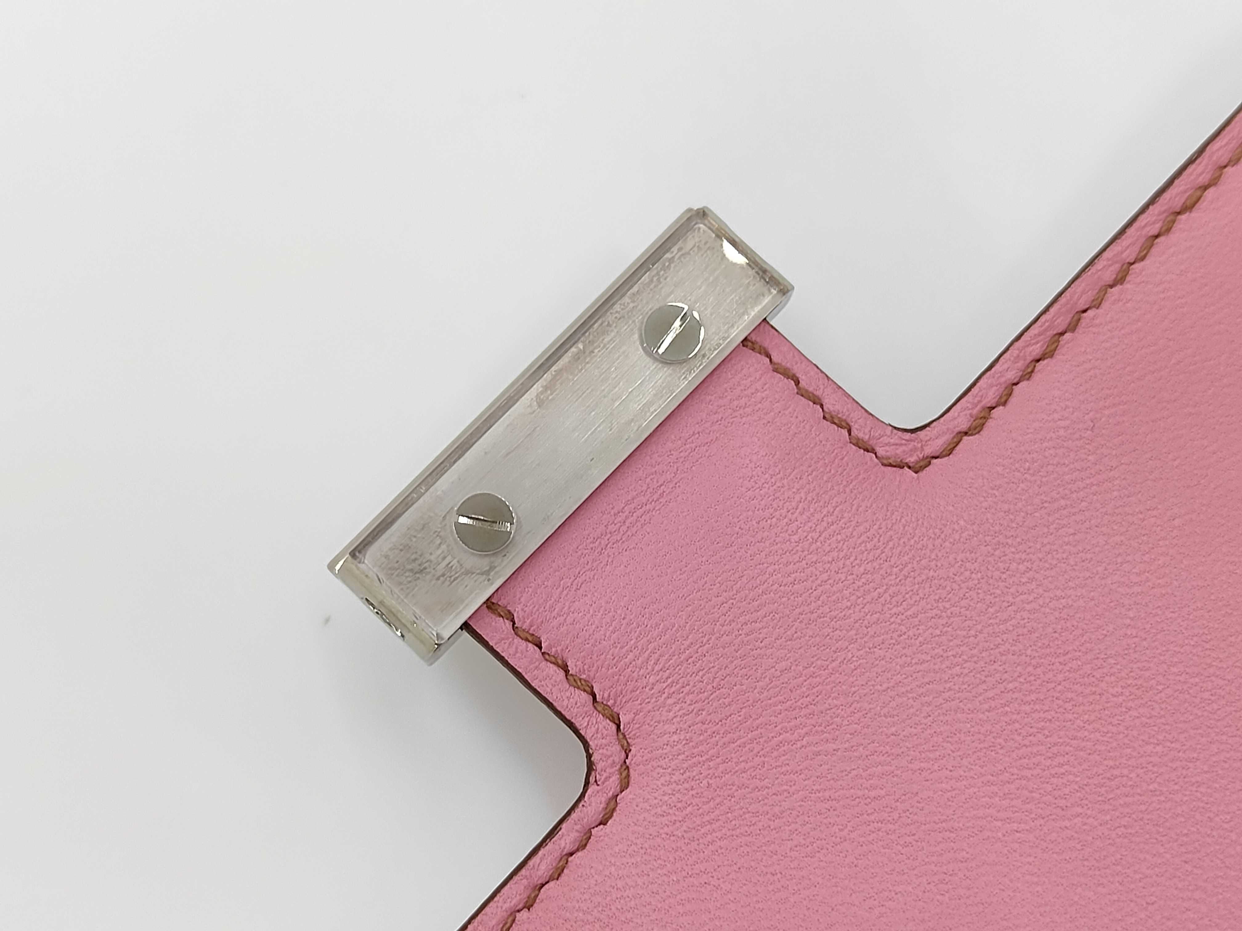 Constance Mini Pink Silver Hardware Z Stamp Shoulder Bag — view 14