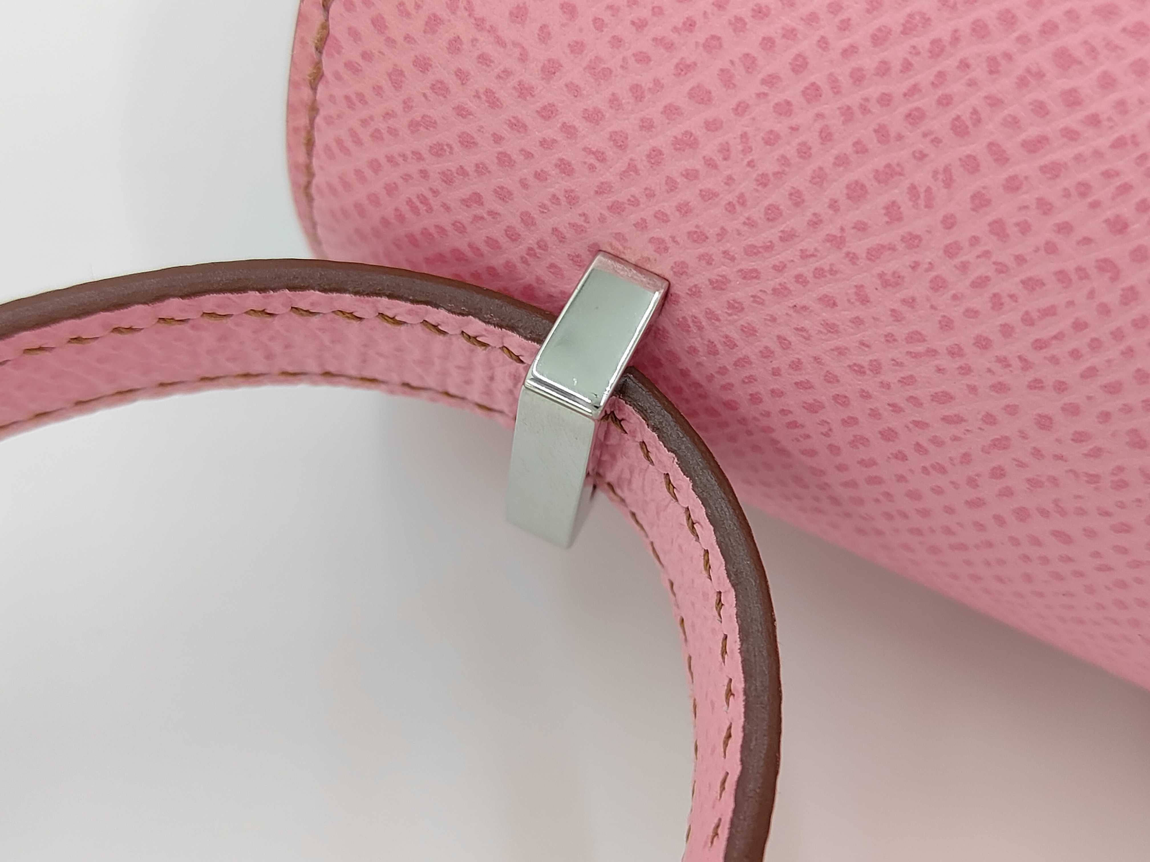 Constance Mini Pink Silver Hardware Z Stamp Shoulder Bag — view 7