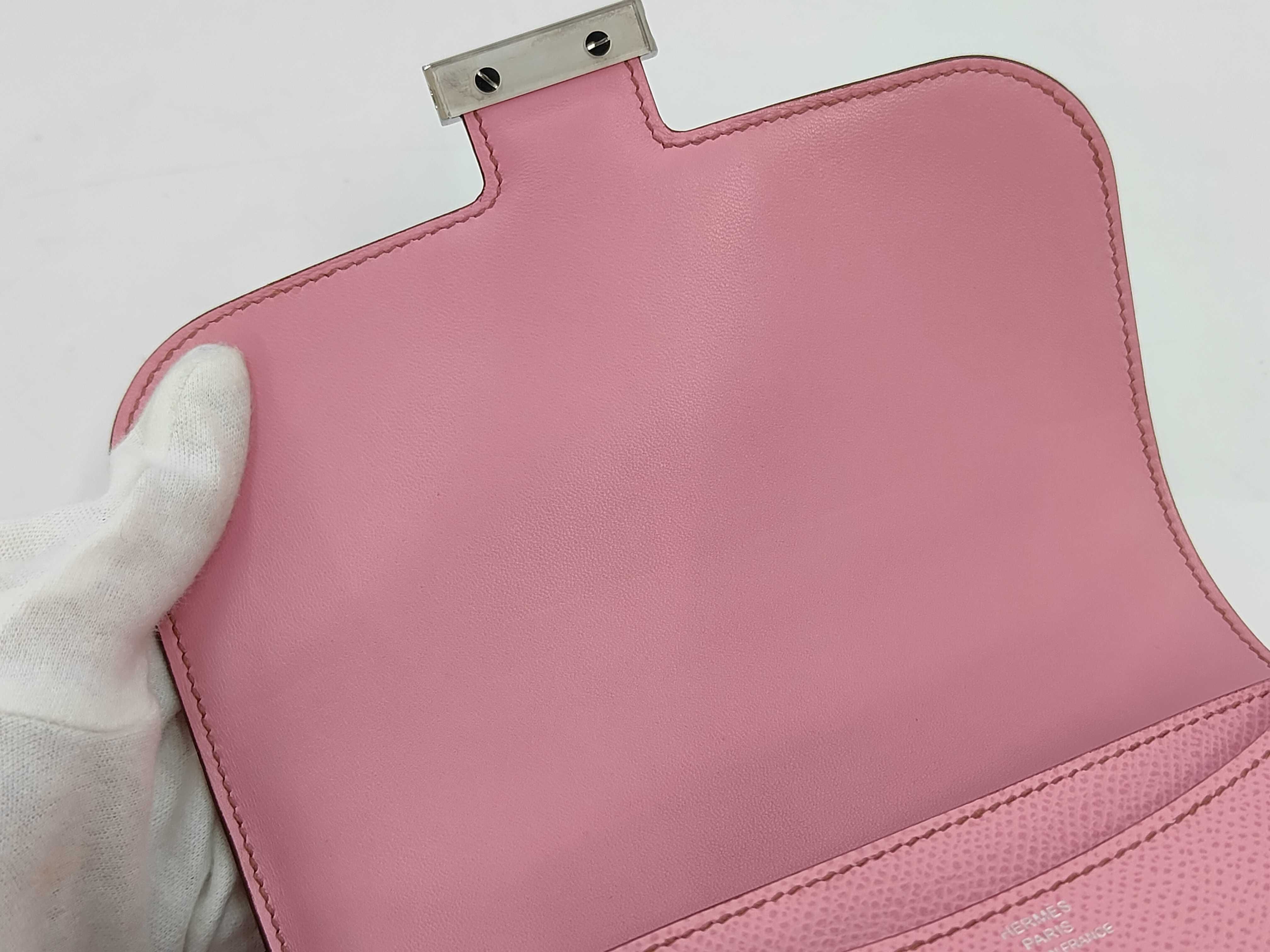 Constance Mini Pink Silver Hardware Z Stamp Shoulder Bag — view 8