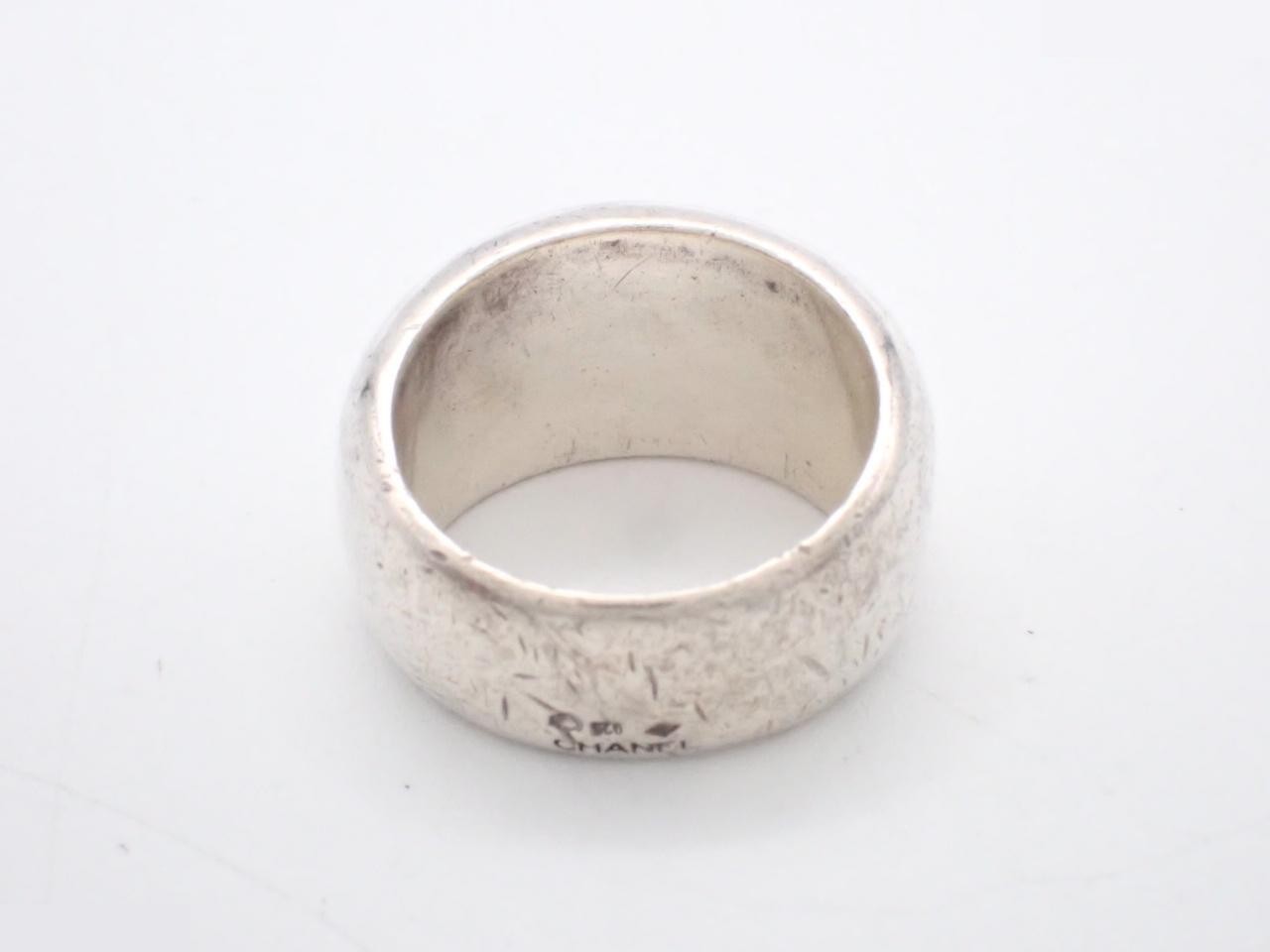 SV925/16.5g Logo Ring, Silver, Size #14.5 — view 2