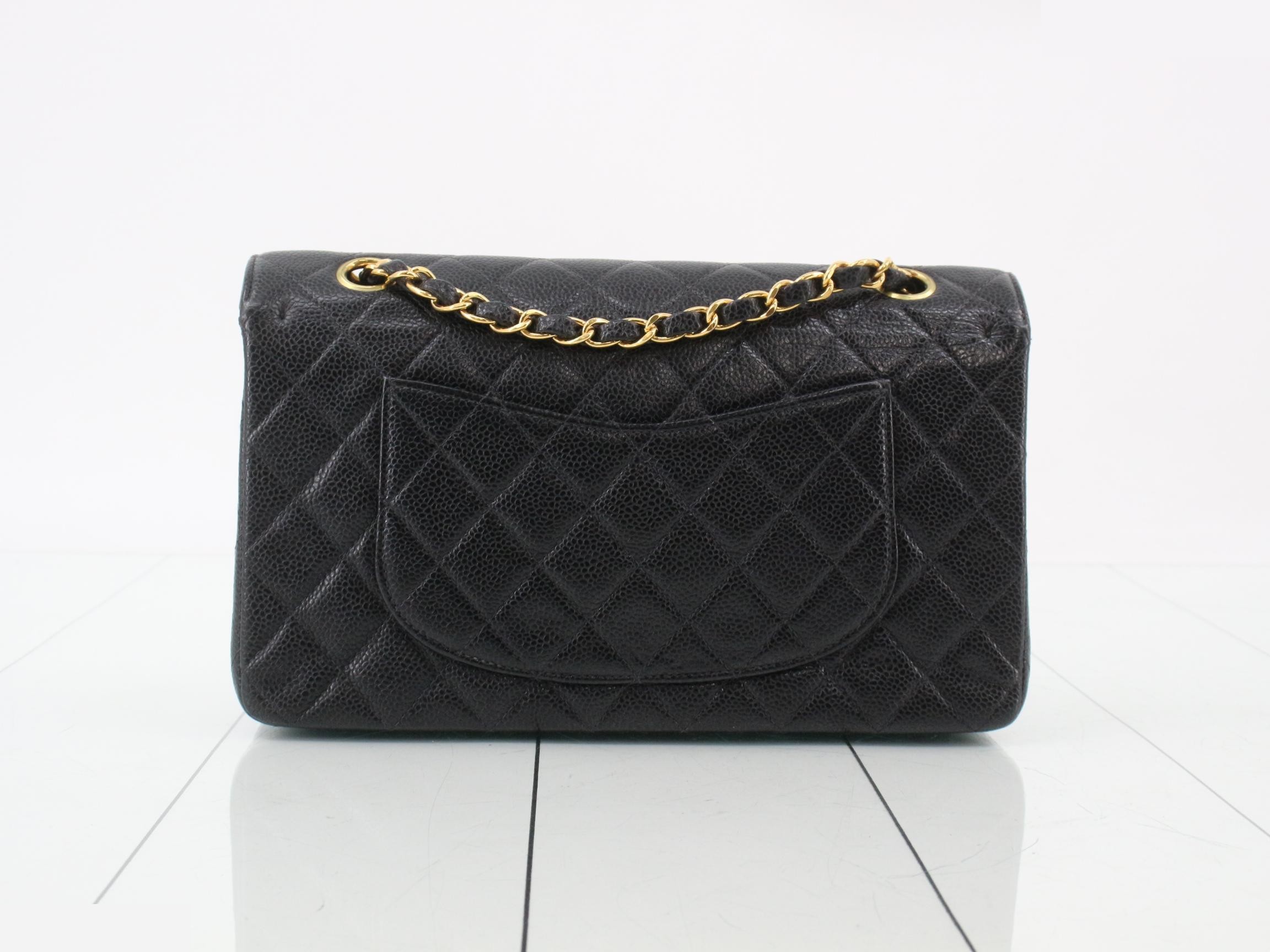 Classic Chain Clutch, Grained Calfskin — view 2