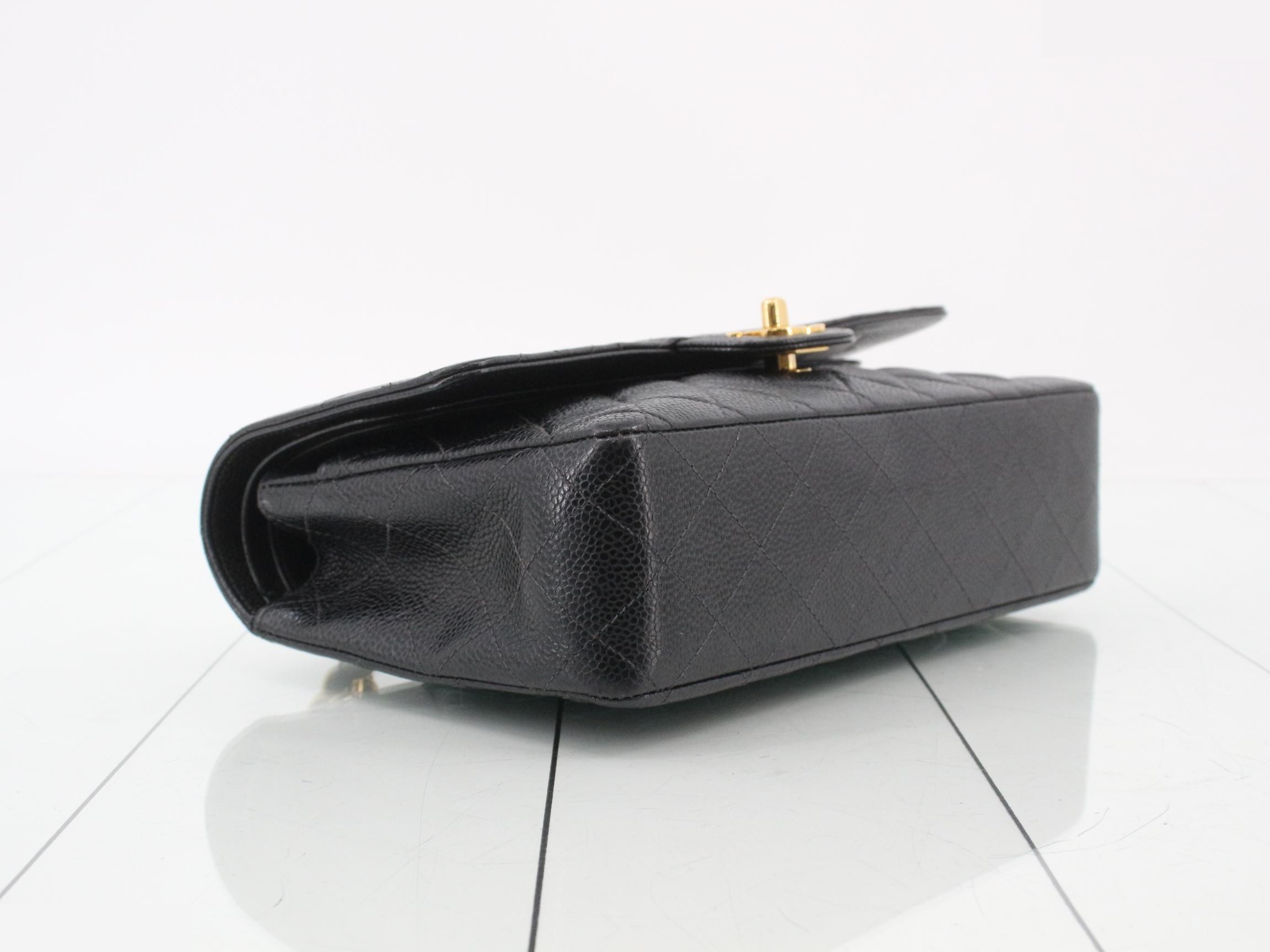 Classic Chain Clutch, Grained Calfskin — view 5