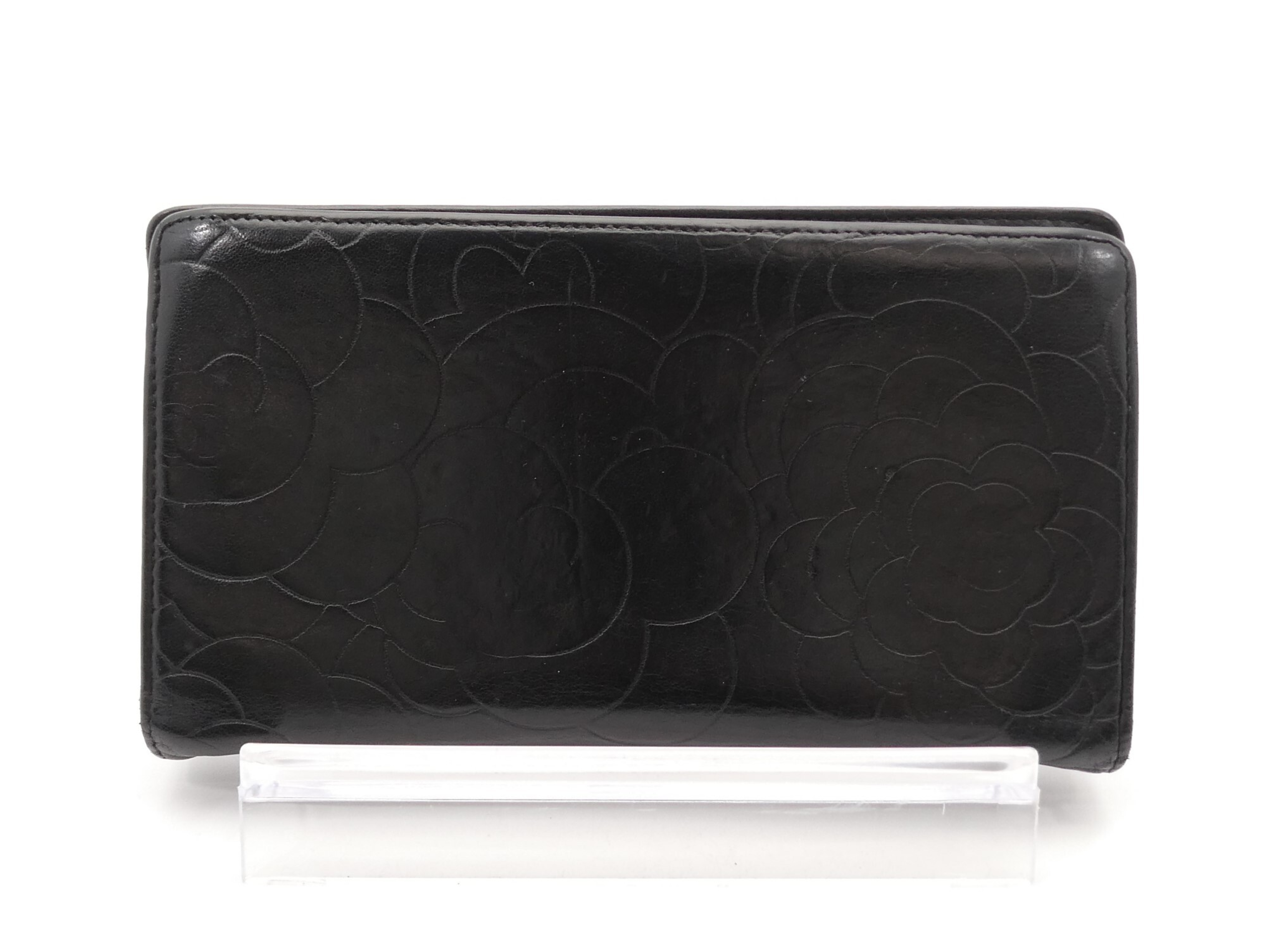 Camellia Coco Mark Bi-fold Long Wallet — view 2