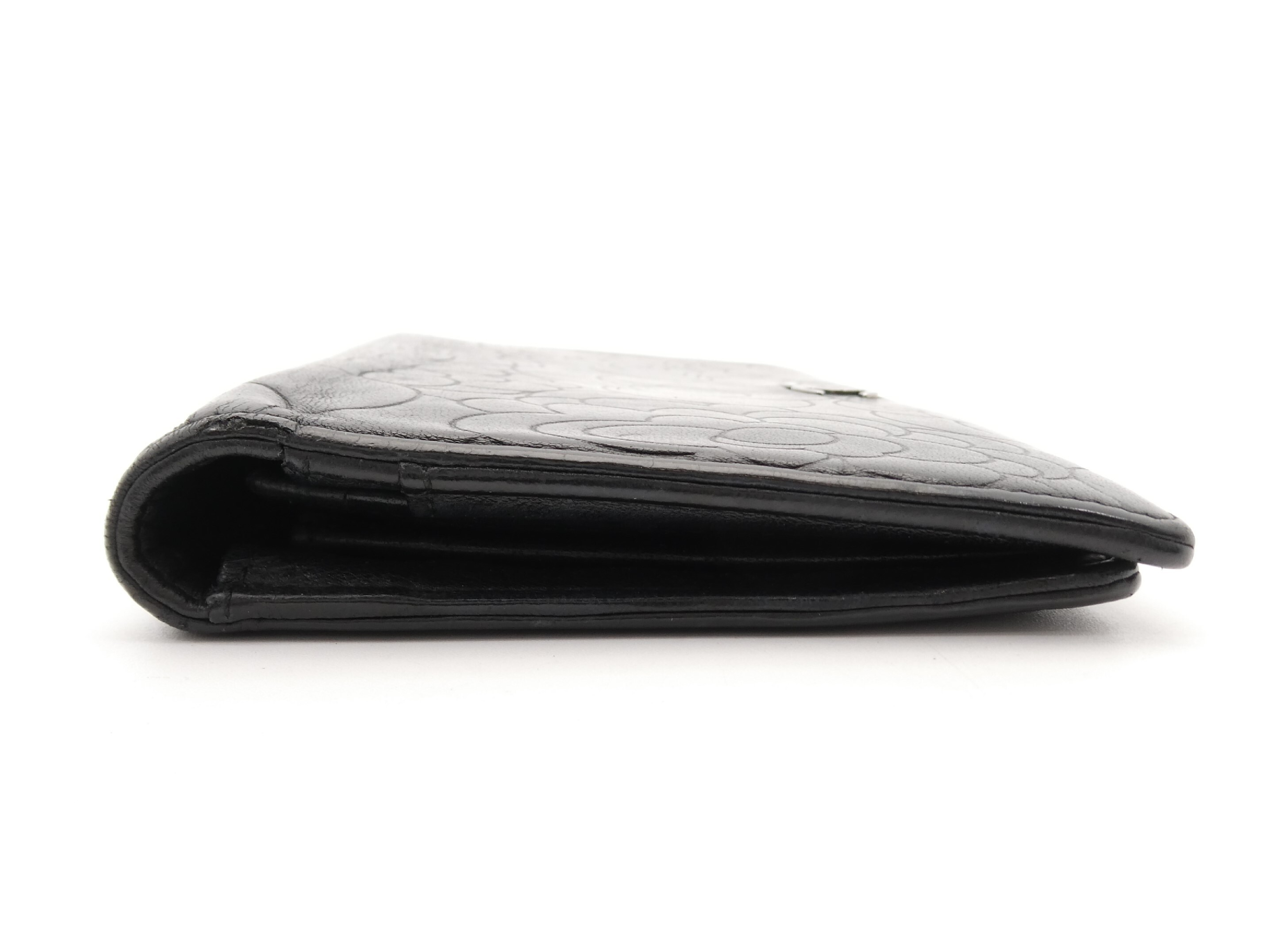 Camellia Coco Mark Bi-fold Long Wallet — view 3