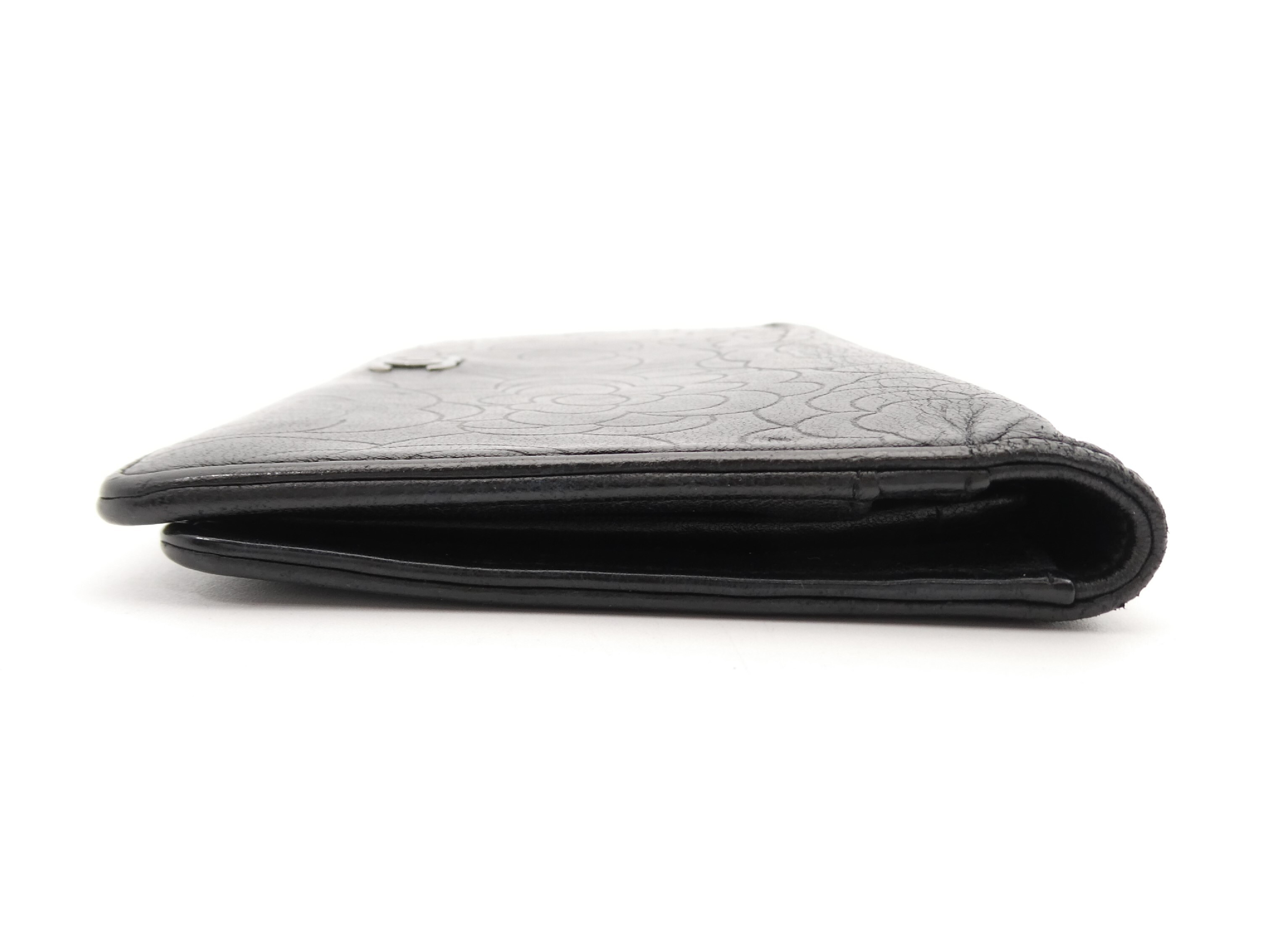Camellia Coco Mark Bi-fold Long Wallet — view 4