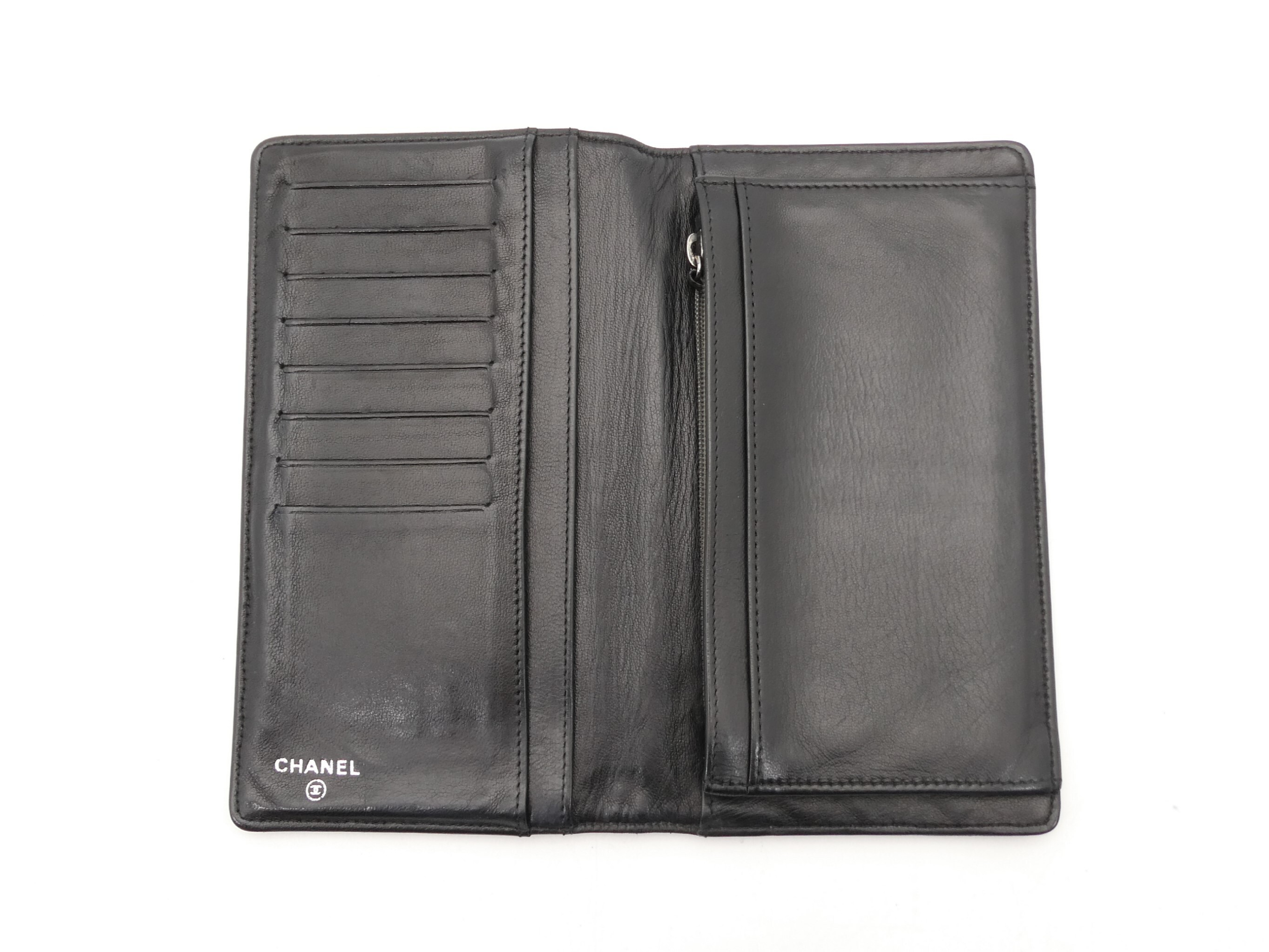 Camellia Coco Mark Bi-fold Long Wallet — view 6