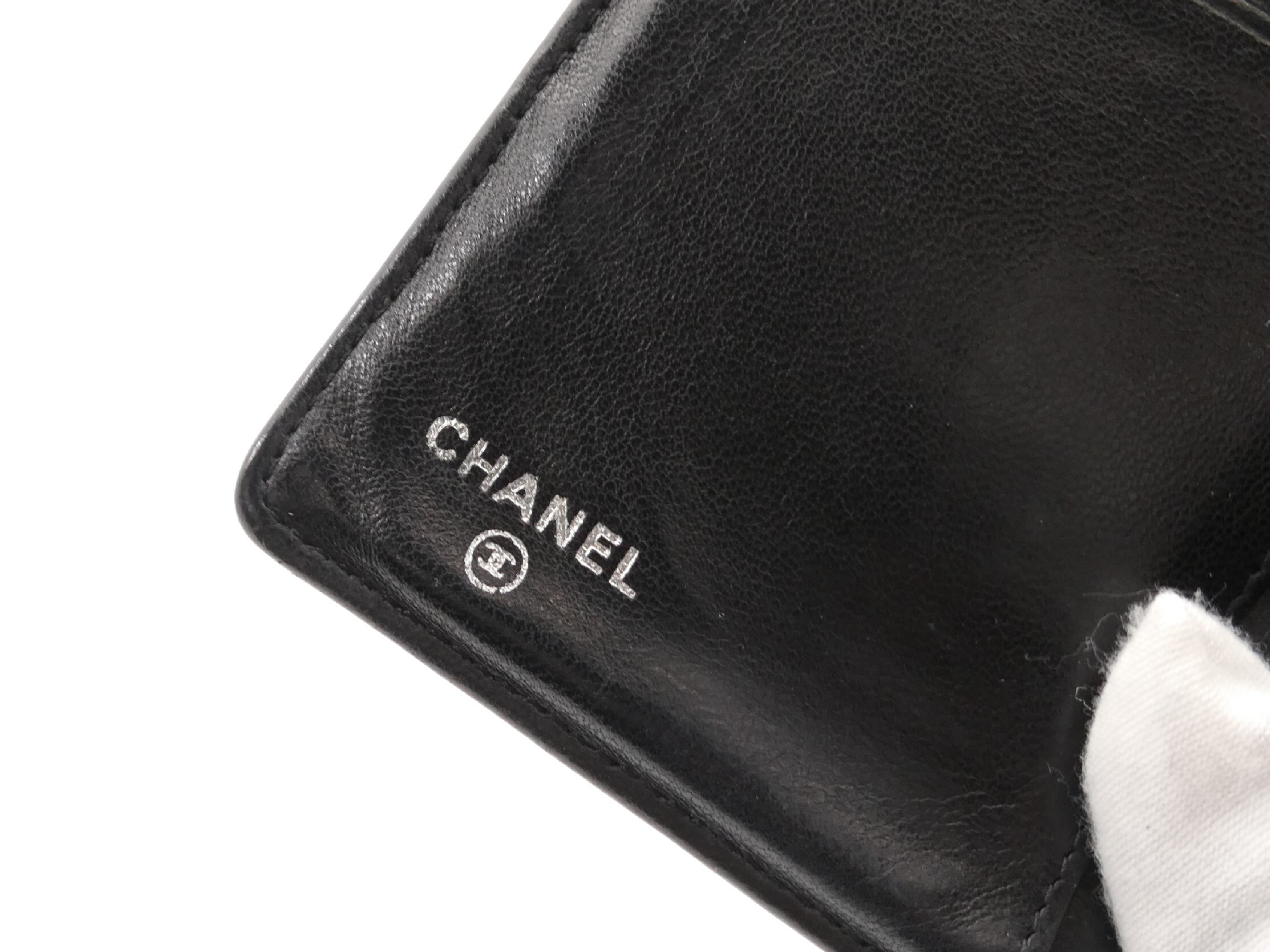 Camellia Coco Mark Bi-fold Long Wallet — view 8