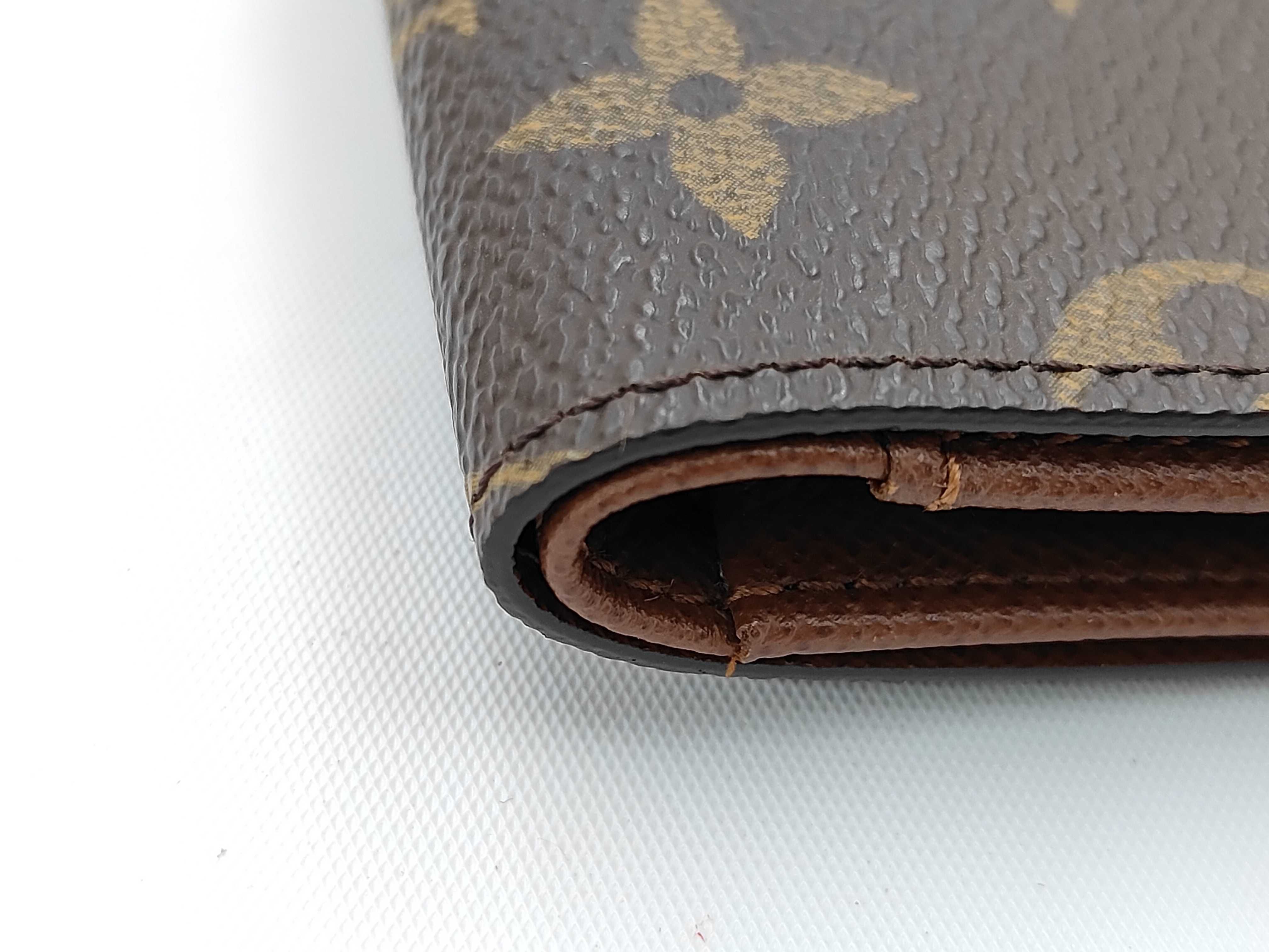 Monogram Louis Vuitton Portefeuille Tresor Etui Papier Tri-fold Wallet Monogram M61202 Wallet — view 3