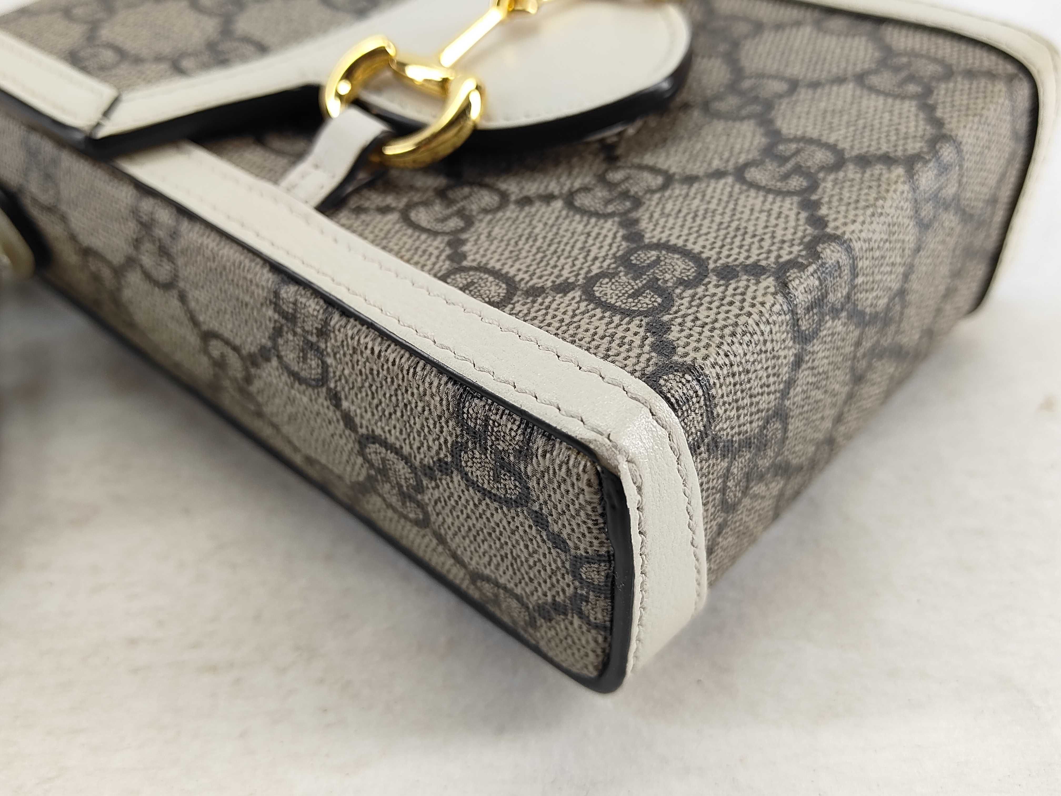 GG Supreme Gucci Horsebit 1955 625615 Shoulder Bag — view 7