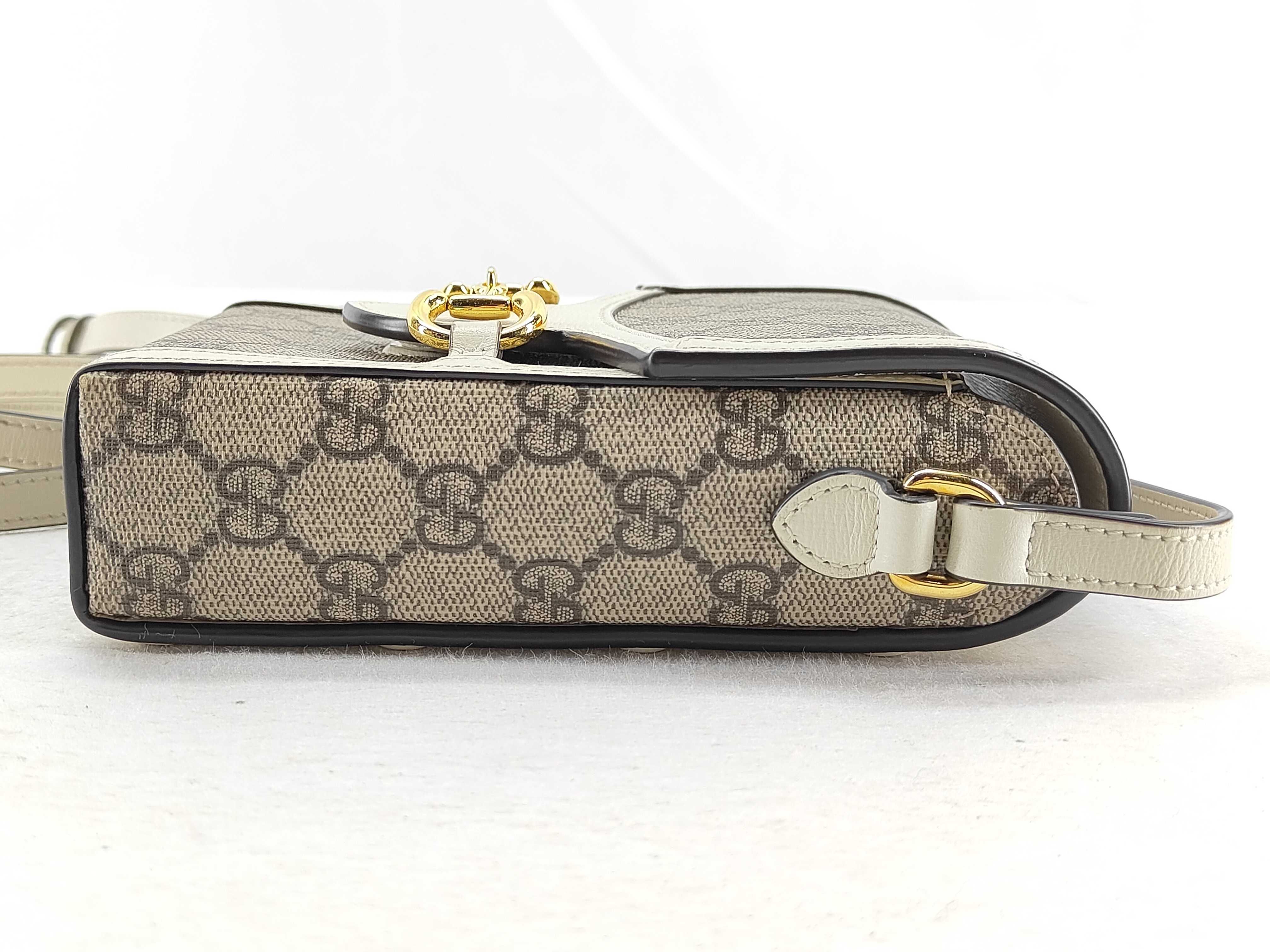 GG Supreme Gucci Horsebit 1955 625615 Shoulder Bag — view 9