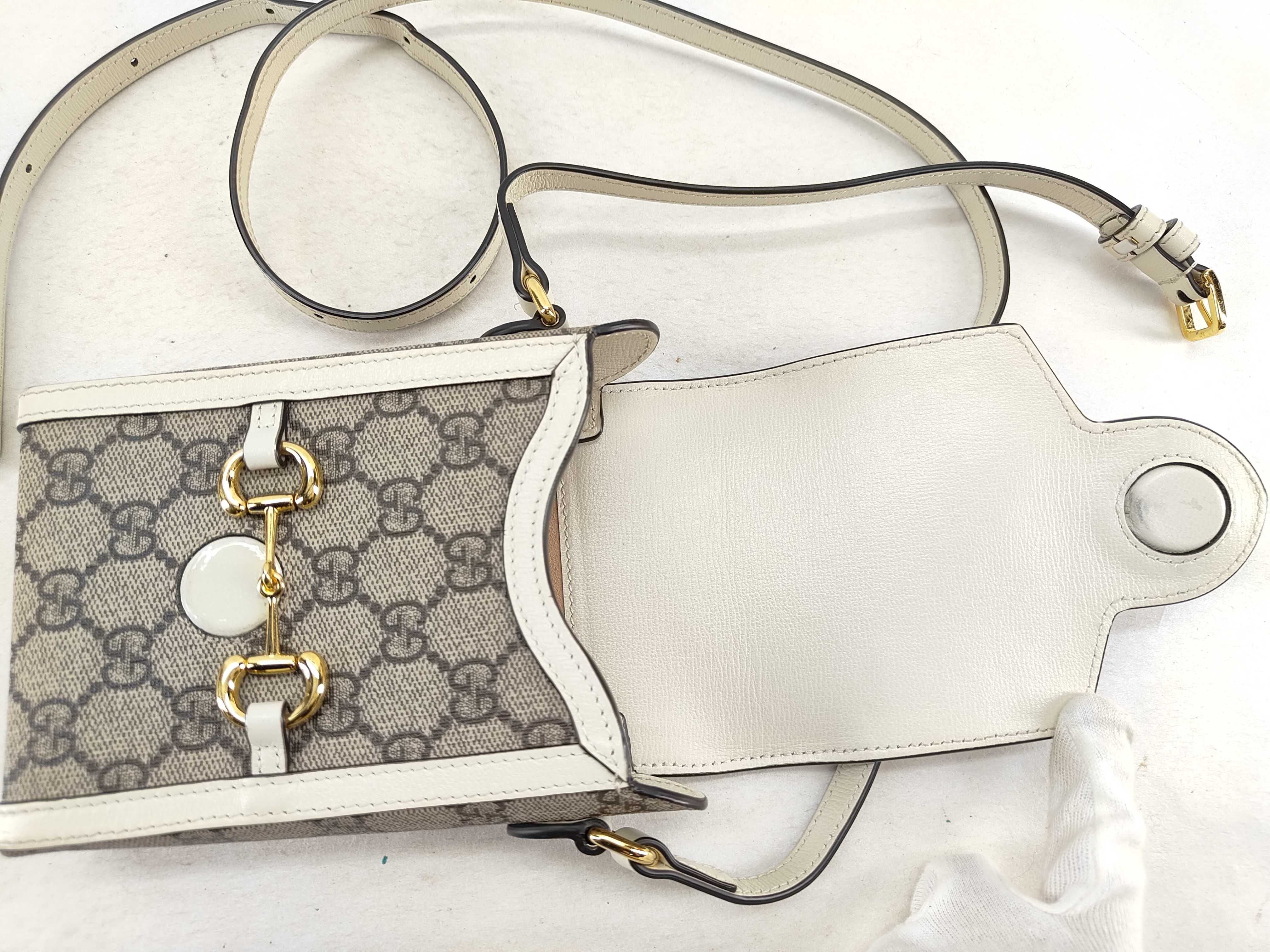 GG Supreme Gucci Horsebit 1955 625615 Shoulder Bag — view 10