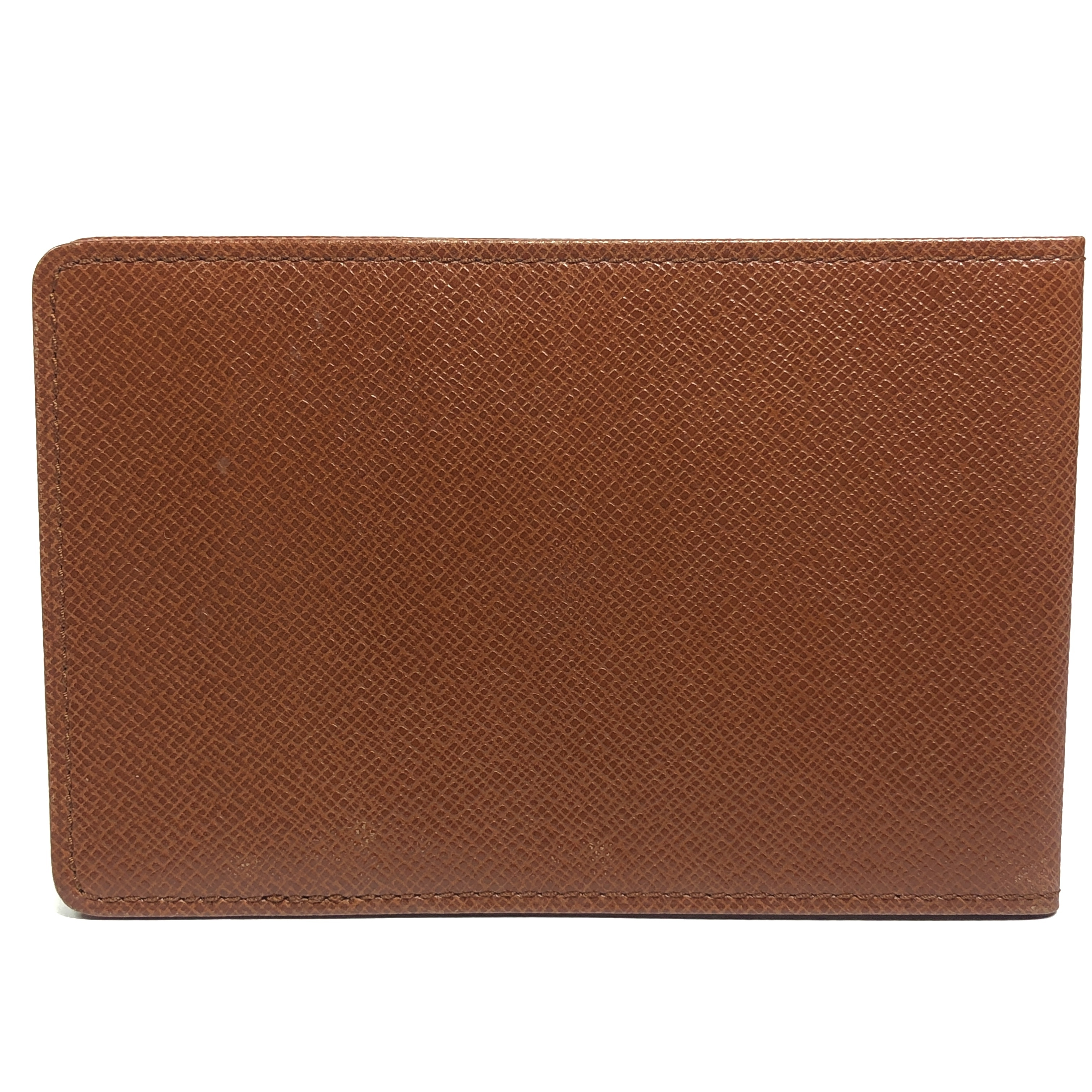 Taiga Porte Tresor Etui Chequier Accessories Card Case MI0963 Pass Case Business Card Holder Leather Made in France Card Case — view 2