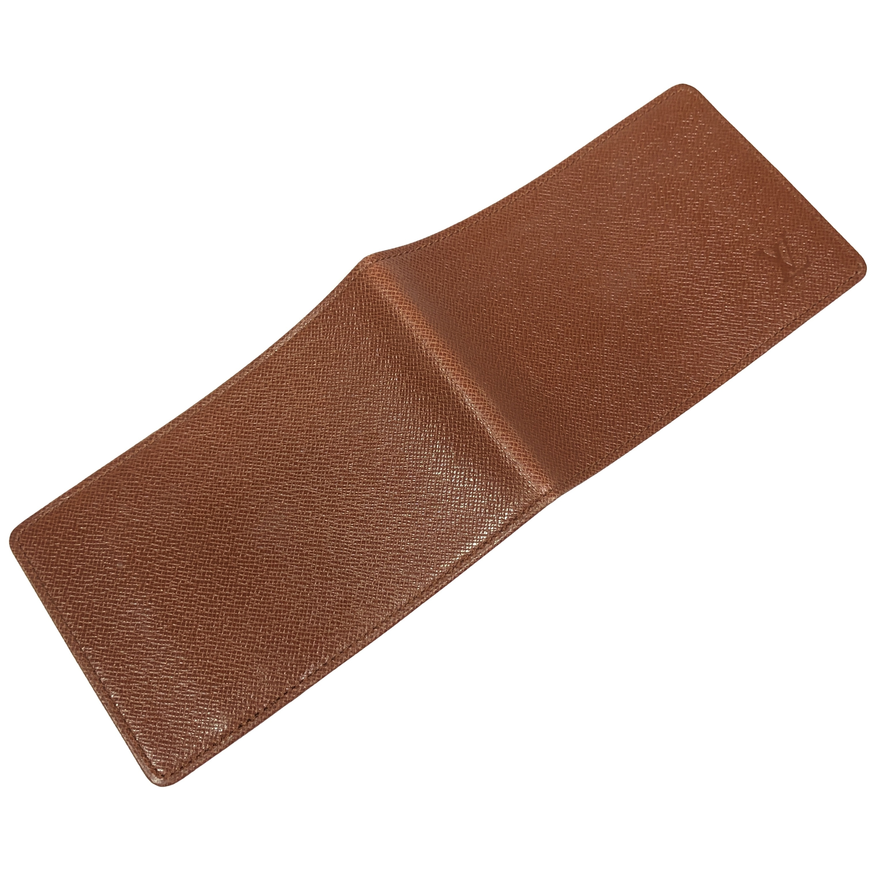 Taiga Porte Tresor Etui Chequier Accessories Card Case MI0963 Pass Case Business Card Holder Leather Made in France Card Case — view 3