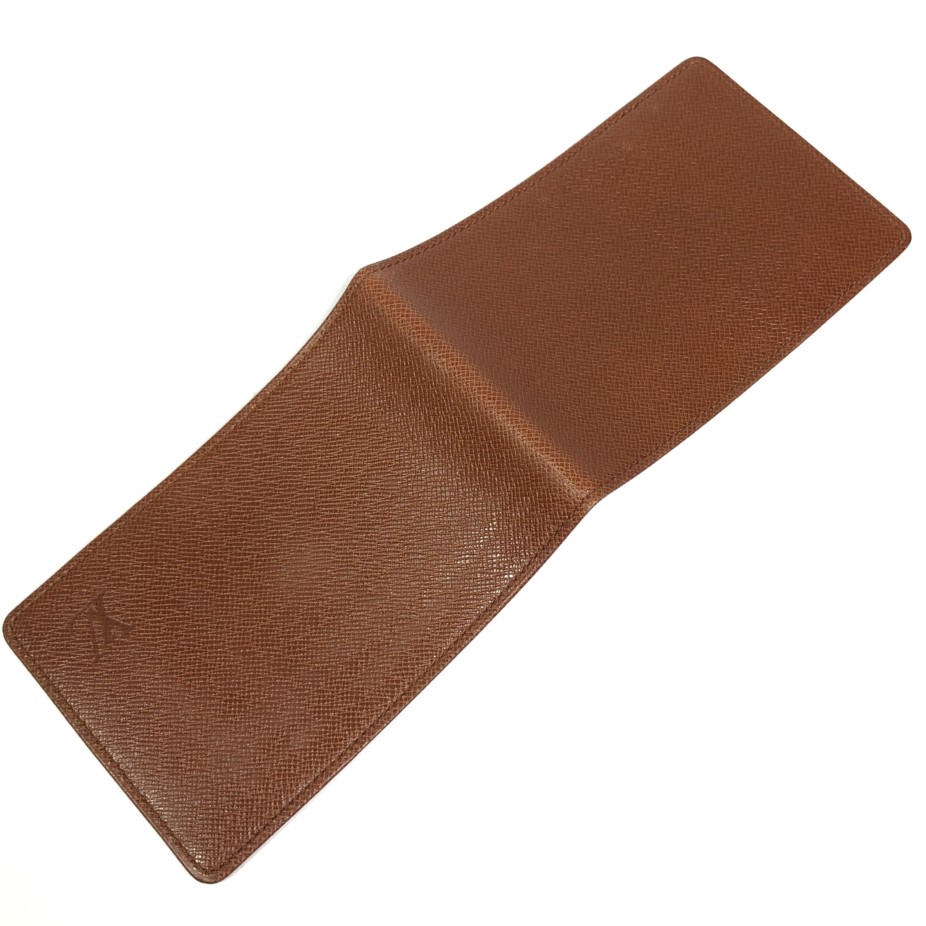 Taiga Porte Tresor Etui Chequier Accessories Card Case MI0963 Pass Case Business Card Holder Leather Made in France Card Case — view 4