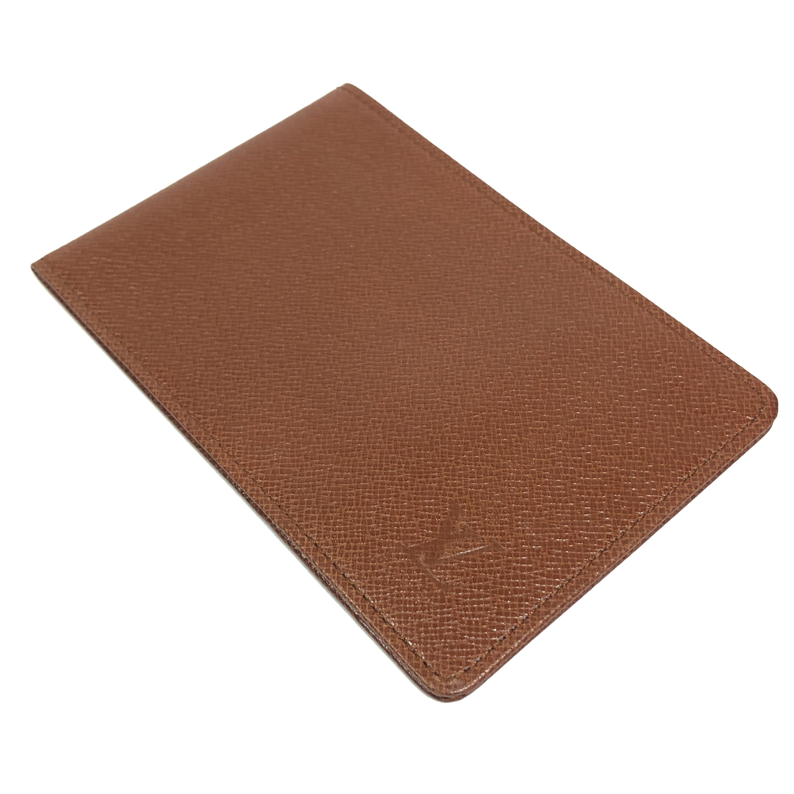 Taiga Porte Tresor Etui Chequier Accessories Card Case MI0963 Pass Case Business Card Holder Leather Made in France Card Case — view 7