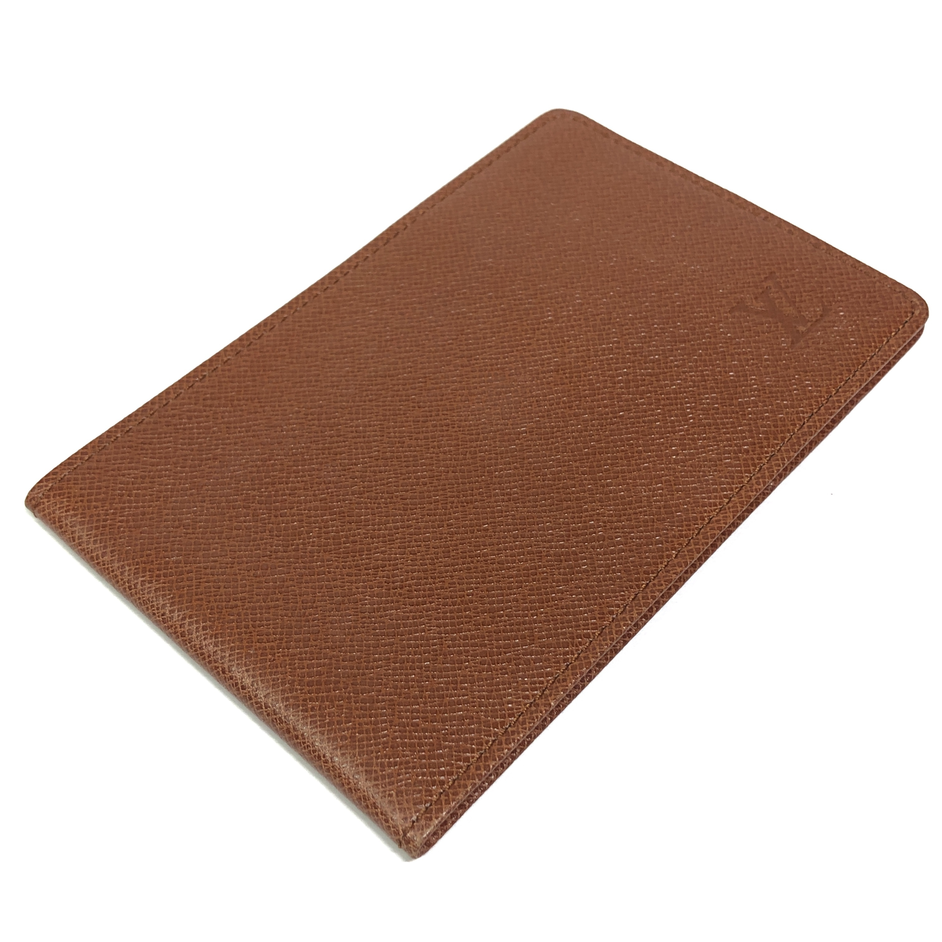 Taiga Porte Tresor Etui Chequier Accessories Card Case MI0963 Pass Case Business Card Holder Leather Made in France Card Case — view 8