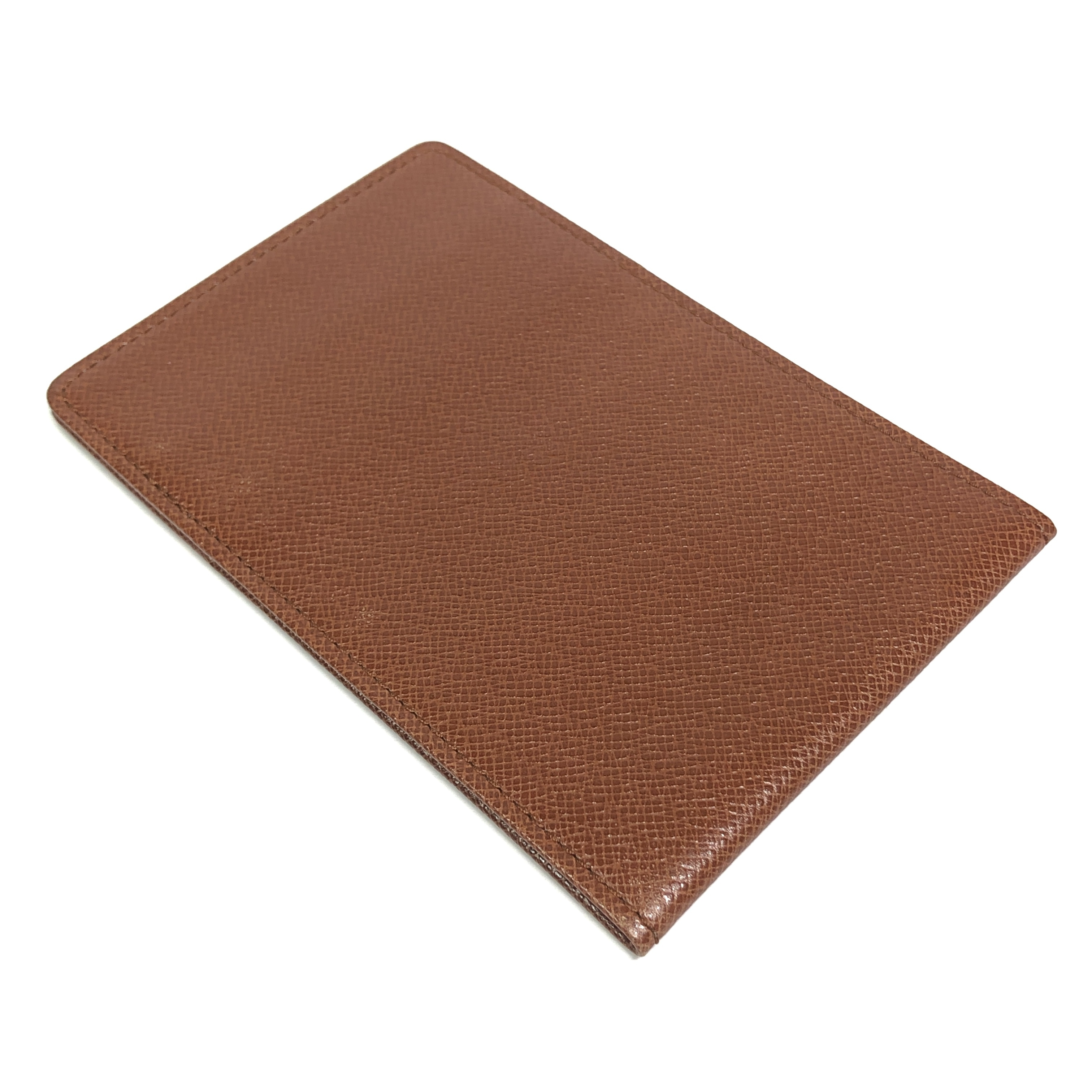 Taiga Porte Tresor Etui Chequier Accessories Card Case MI0963 Pass Case Business Card Holder Leather Made in France Card Case — view 9