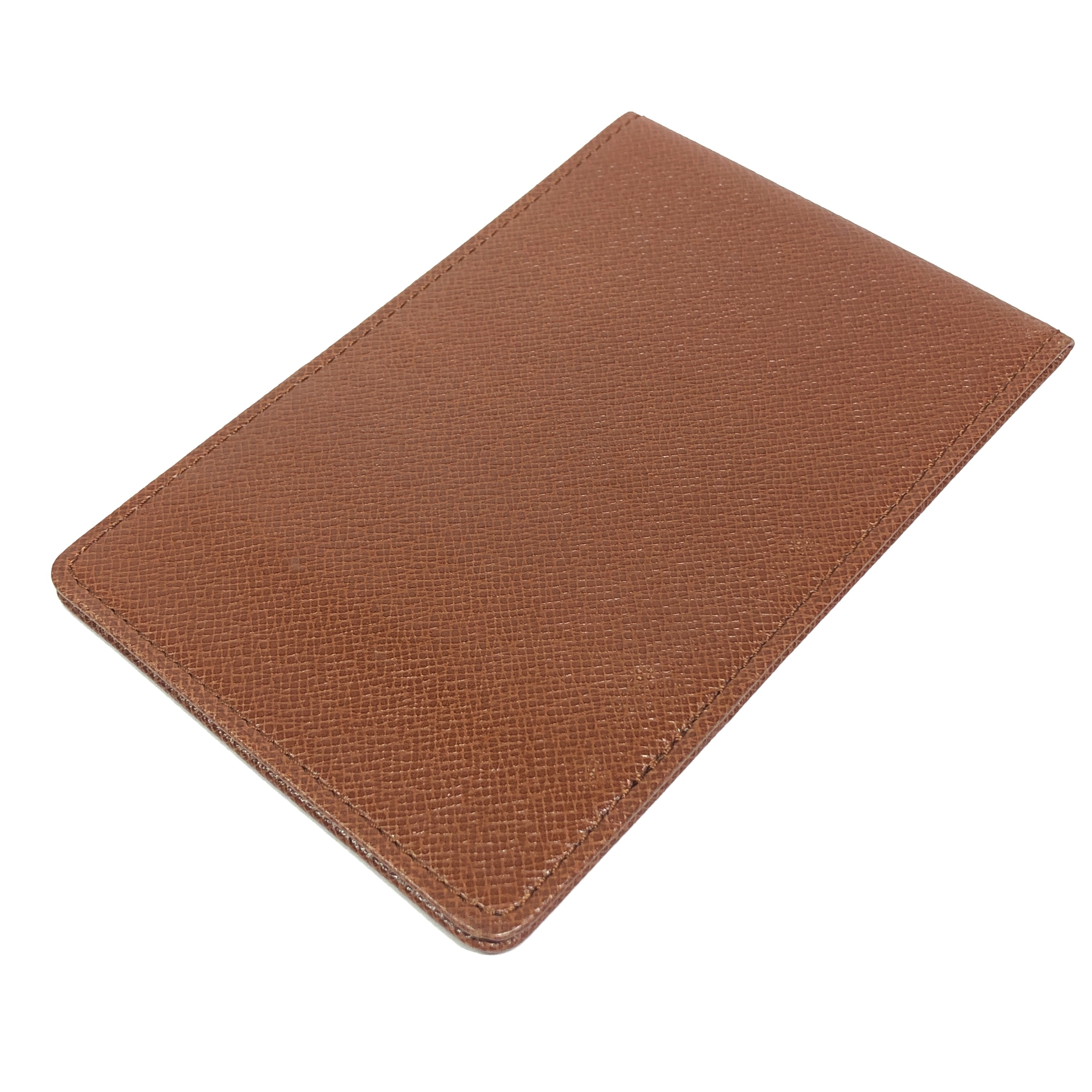 Taiga Porte Tresor Etui Chequier Accessories Card Case MI0963 Pass Case Business Card Holder Leather Made in France Card Case — view 10