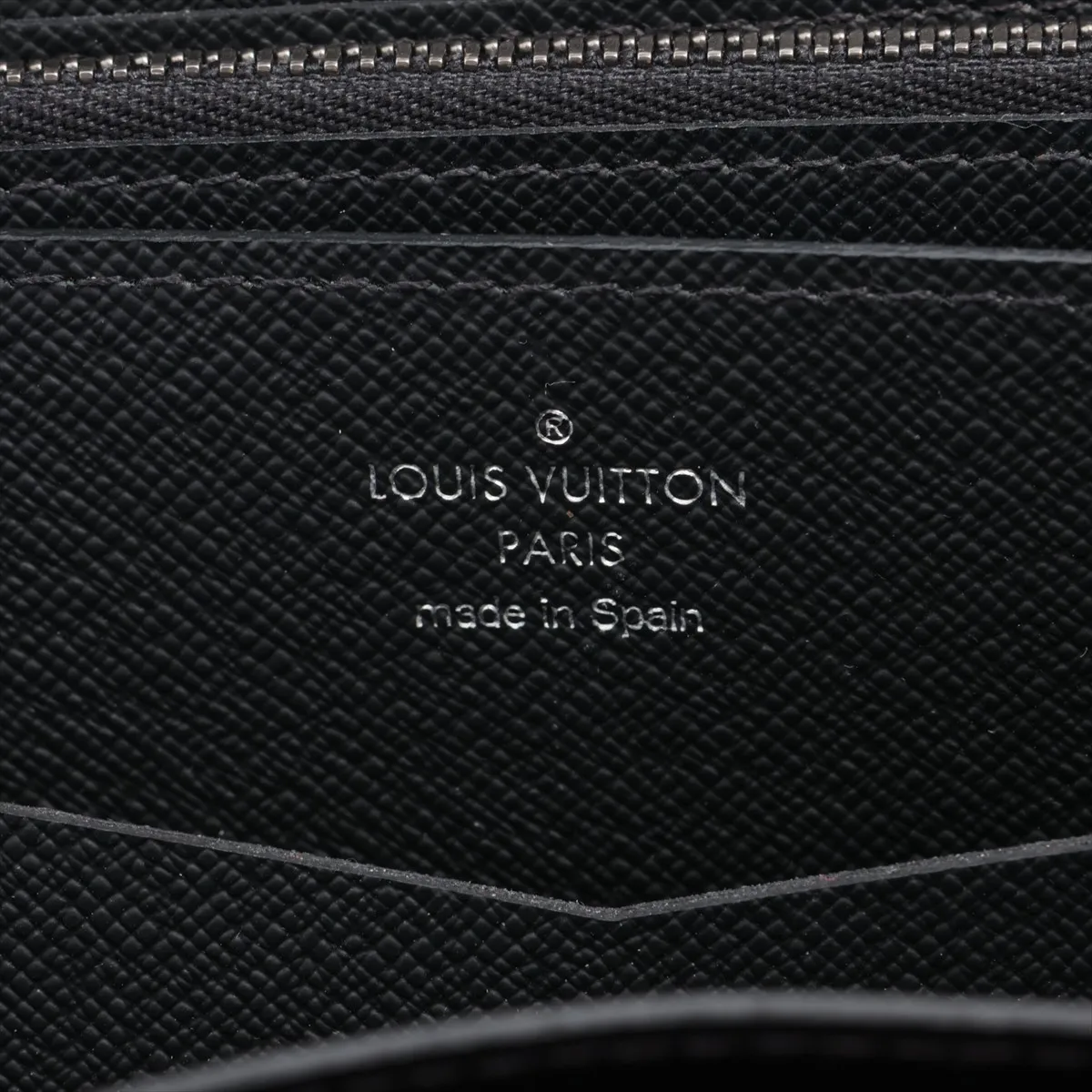 Monogram Eclipse Zippy XL M61698 CA0189 Black Round Zip Wallet — view 11