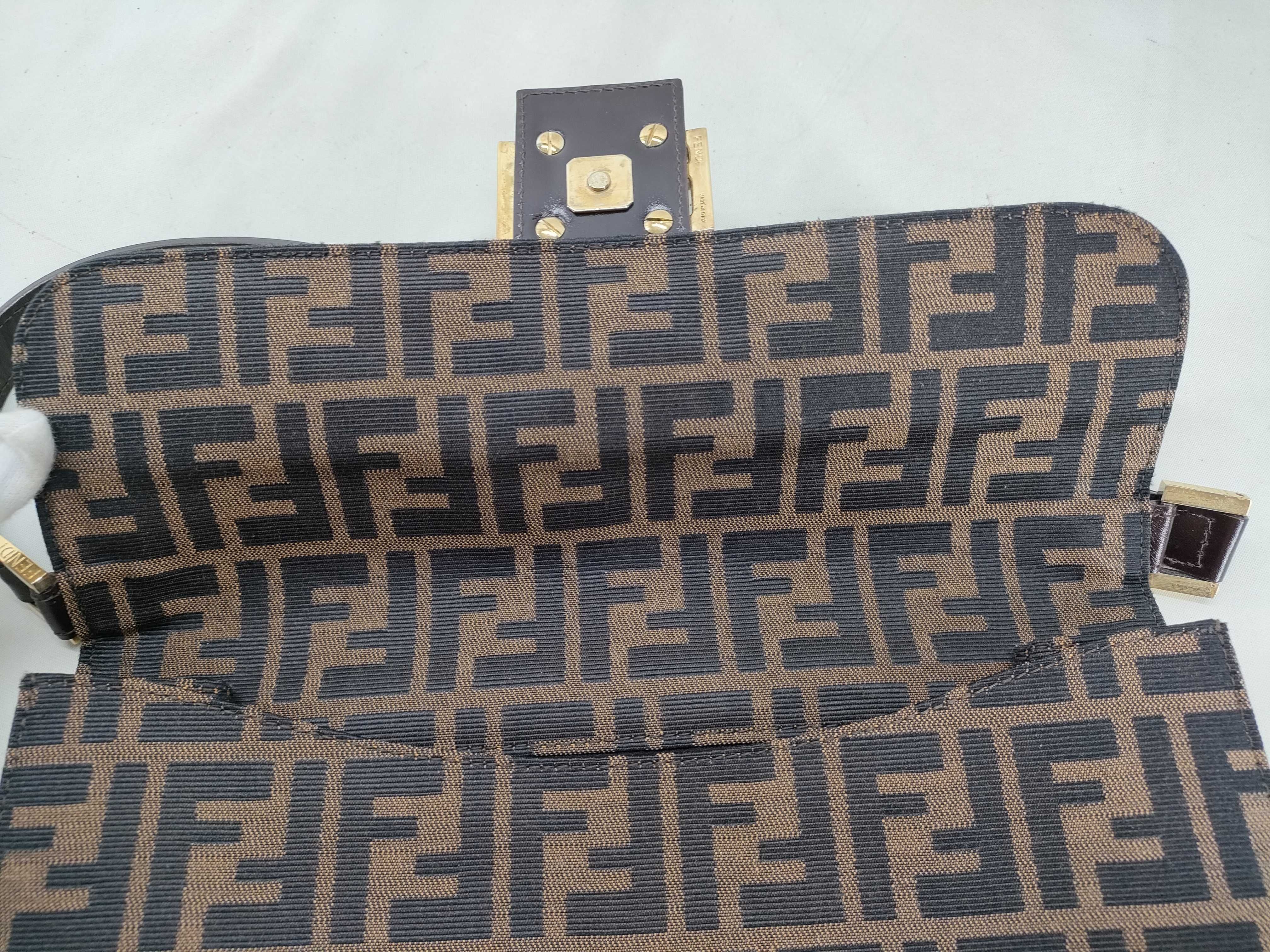 Zucca pattern Fendi Mamma Zucca one-shoulder handbag shoulder bag — view 8