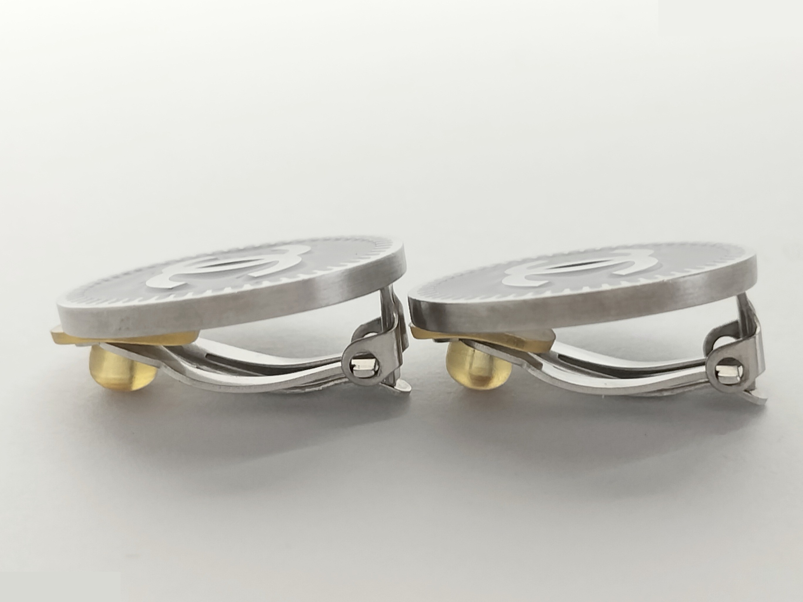Coco Black Silver Earrings — view 5