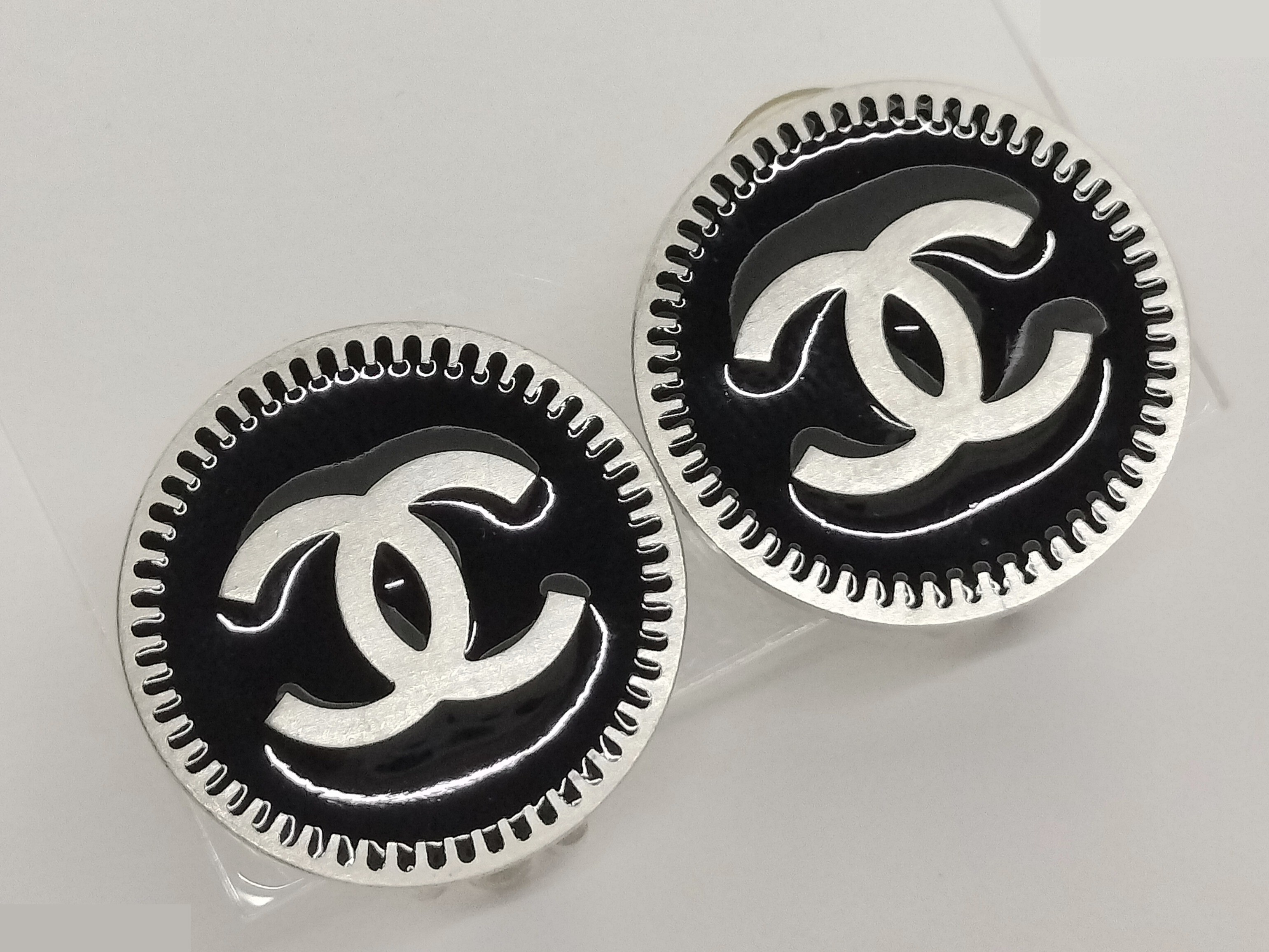 Coco Black Silver Earrings — view 6